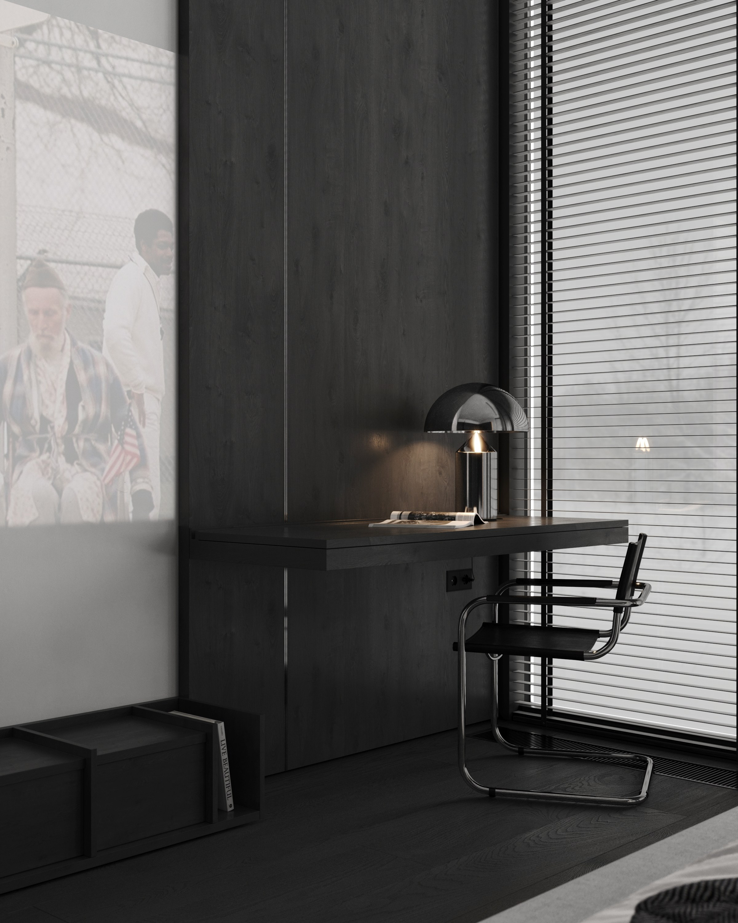 Спальня. Создание 3д визуализаций. Анимированное видео. Сборка сцен