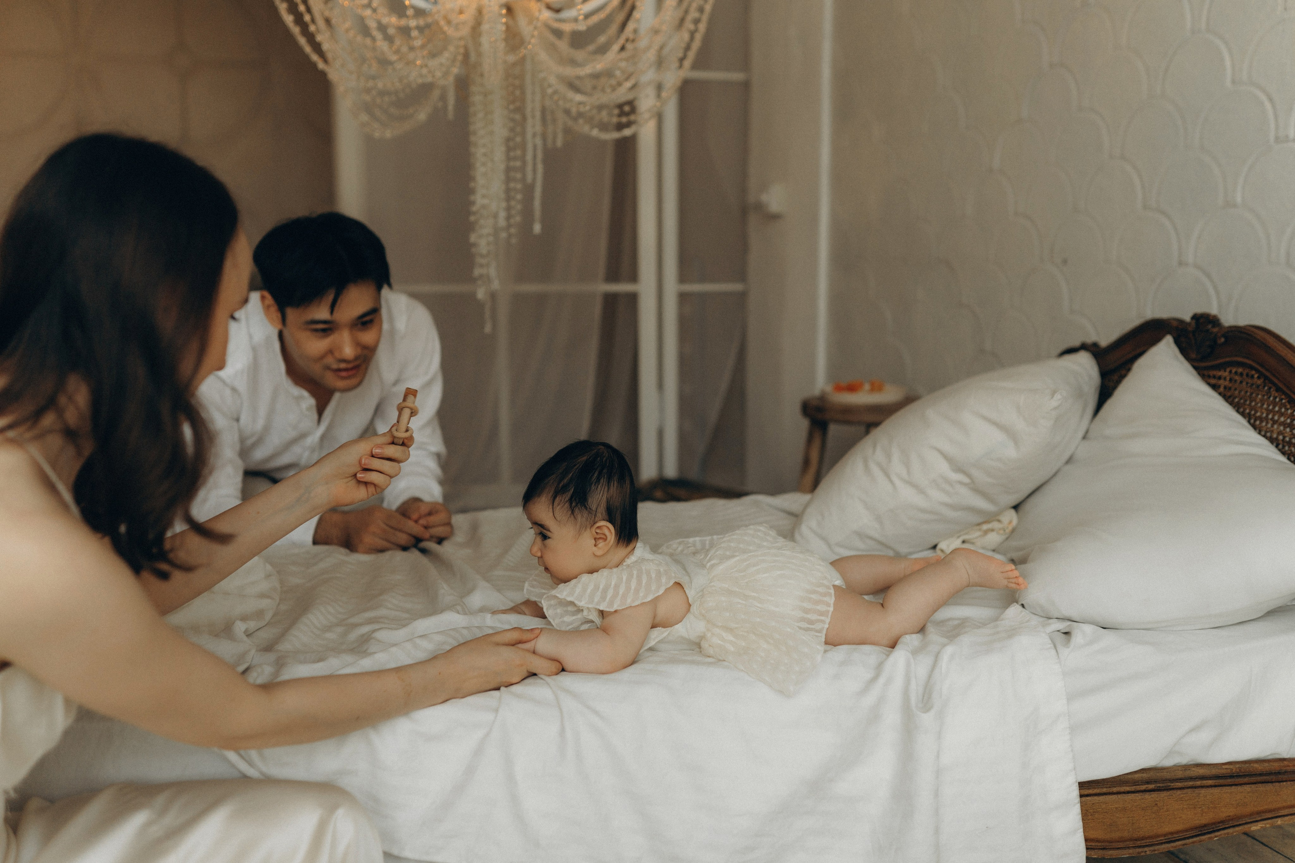 Малышка Нина и родители. Семейный lifestyle фотограф в Москве Рената Рафикова