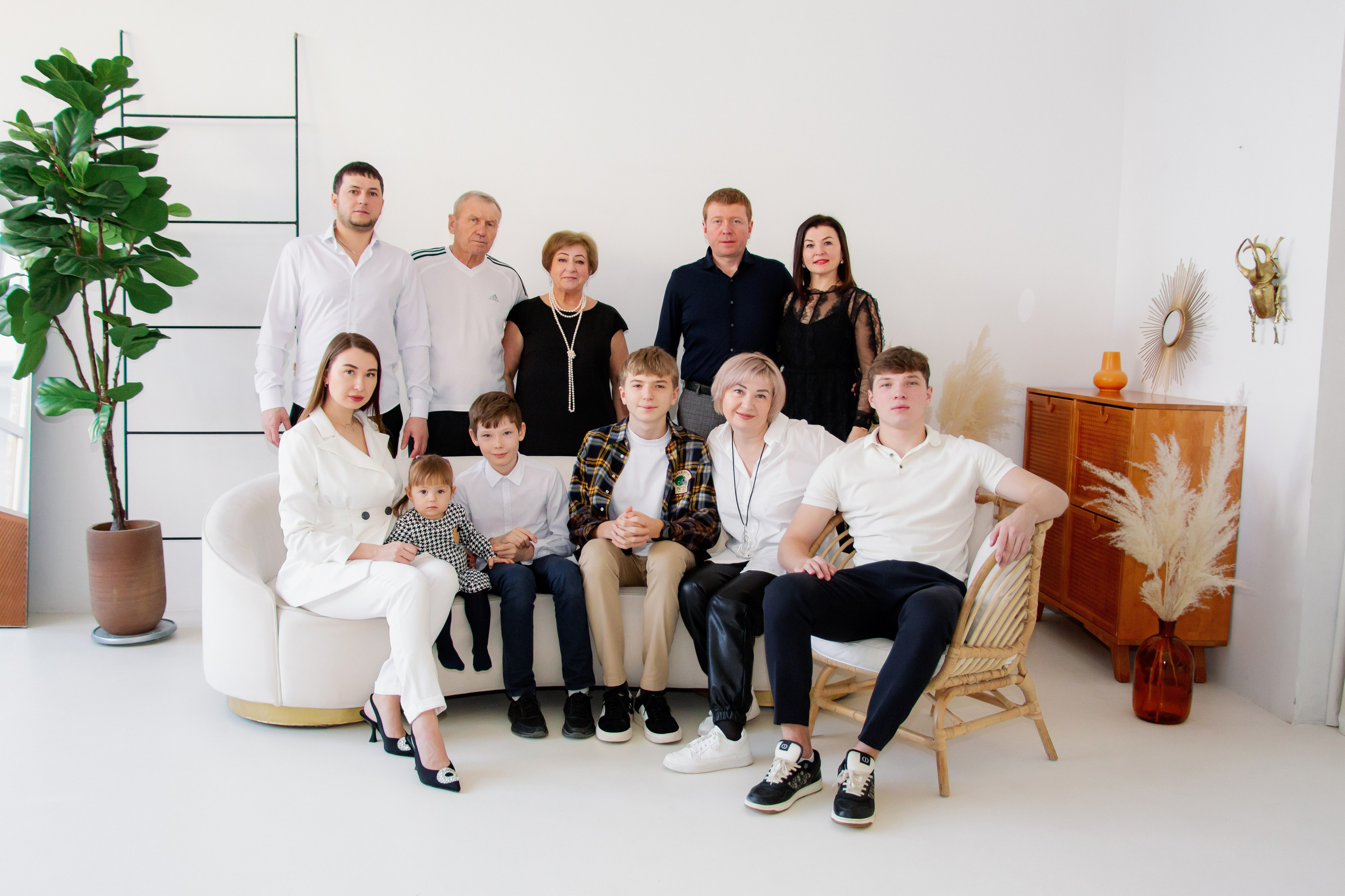 Семейная фотосессия в студии, Екатеринбург. Фотограф в Екатеринбурге Пойгина Елена