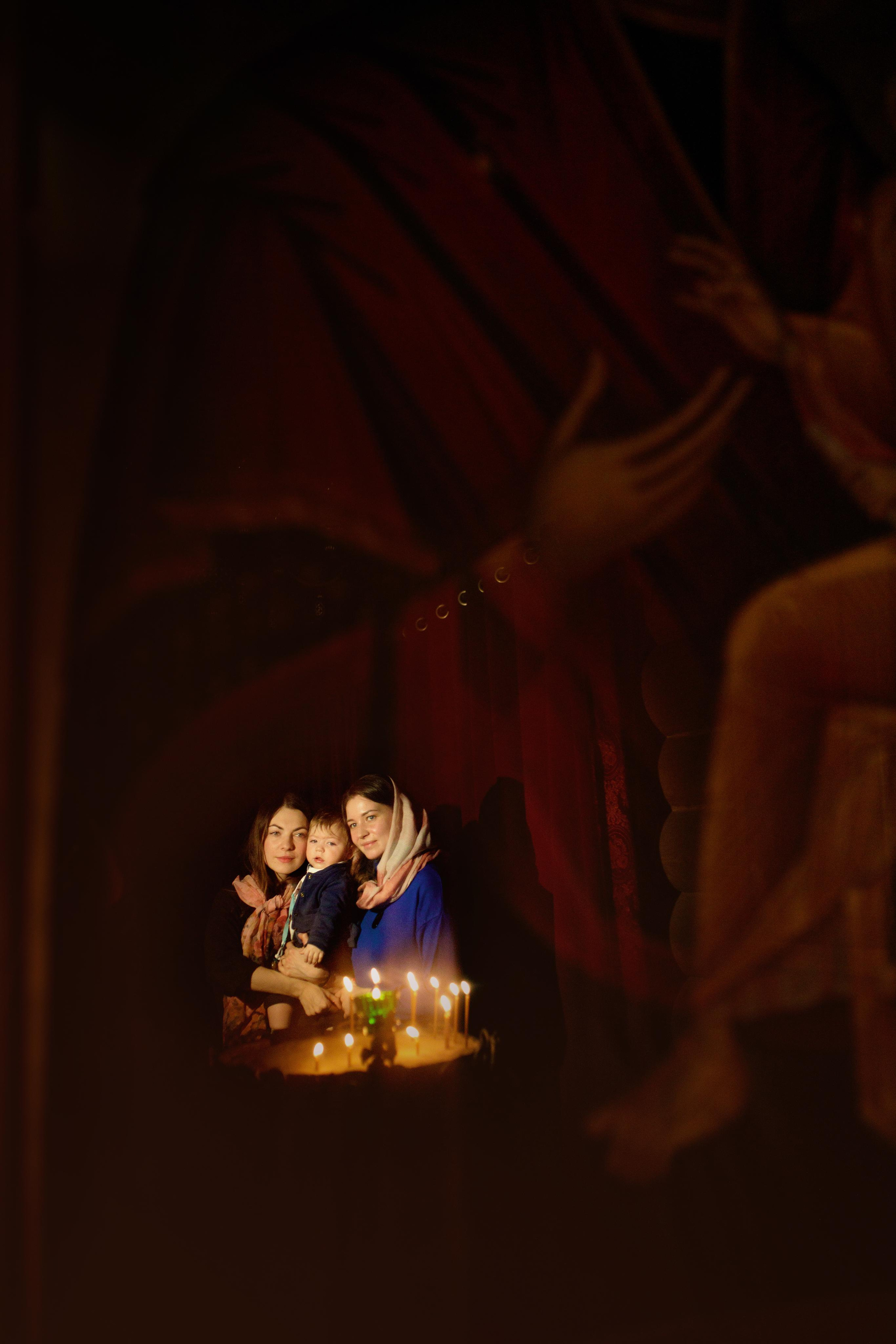 Крещение Артемия, февраль 2023 года, Храм Святой Троицы, Минск