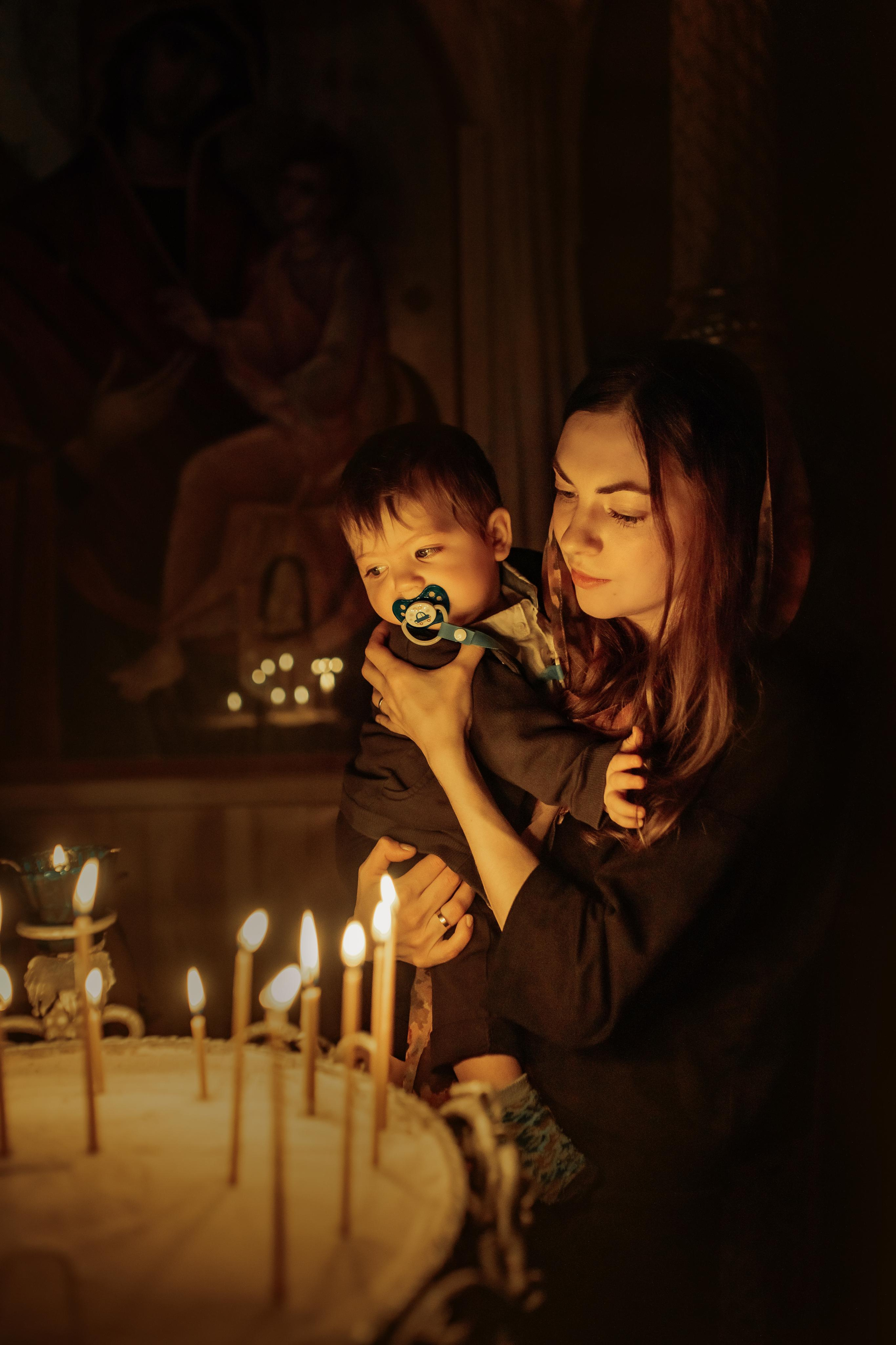 Крещение Артемия, февраль 2023 года, Храм Святой Троицы, Минск