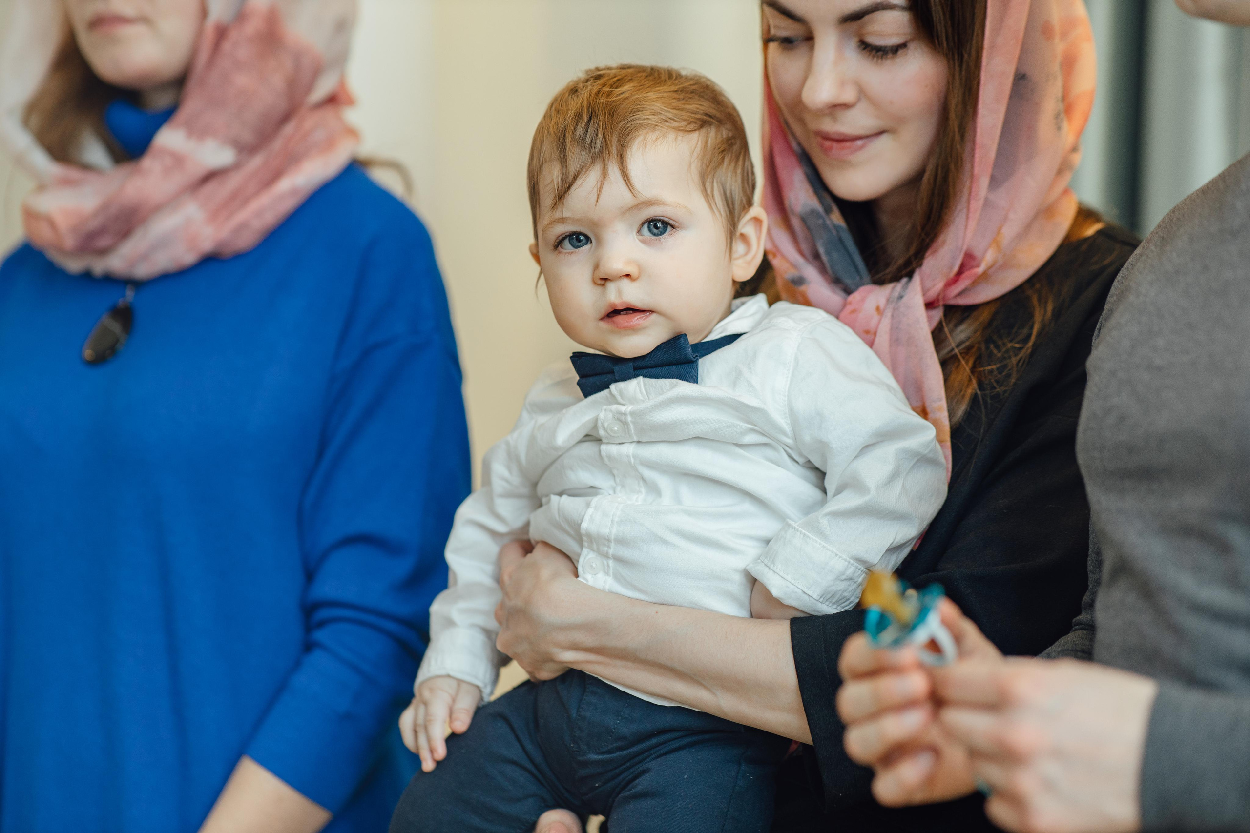 Крещение Артемия, февраль 2023 года, Храм Святой Троицы, Минск