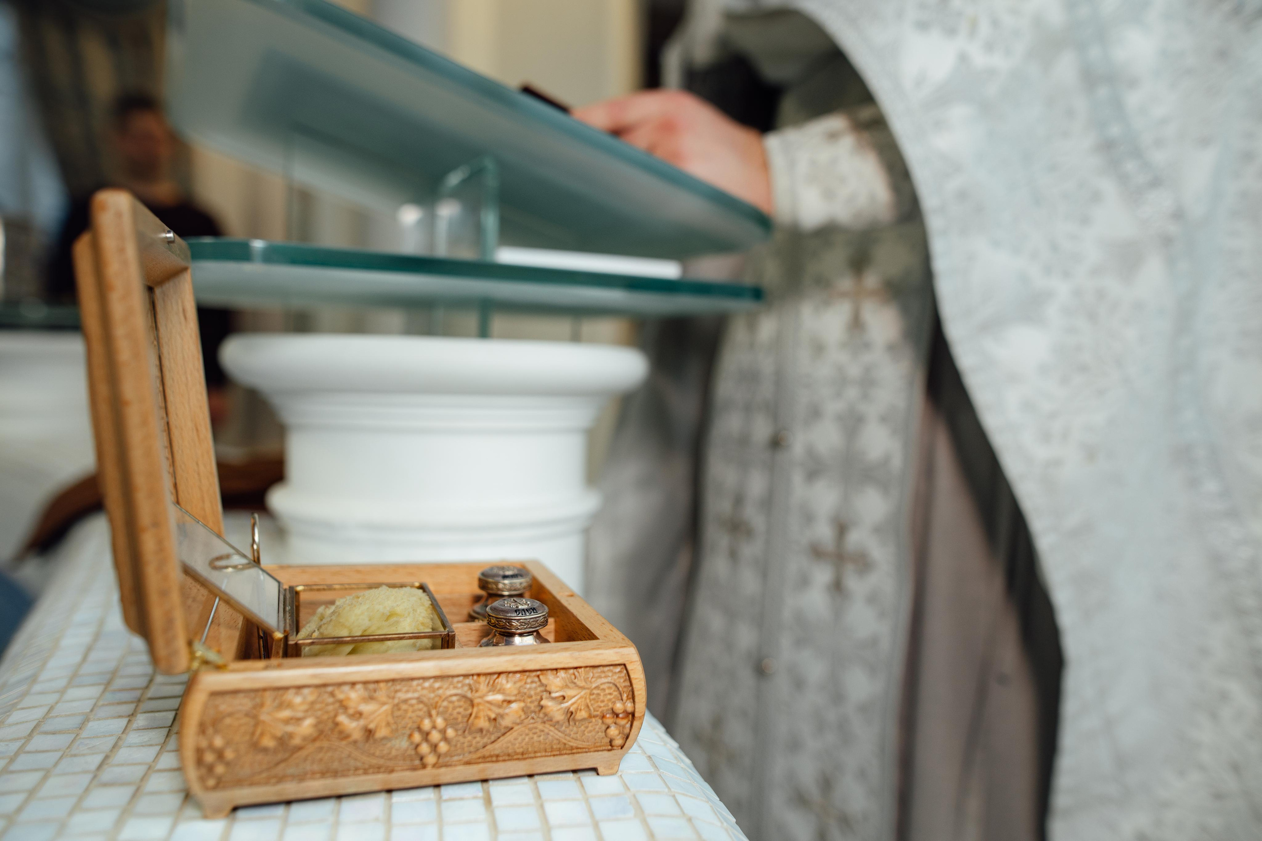 Крещение Артемия, февраль 2023 года, Храм Святой Троицы, Минск