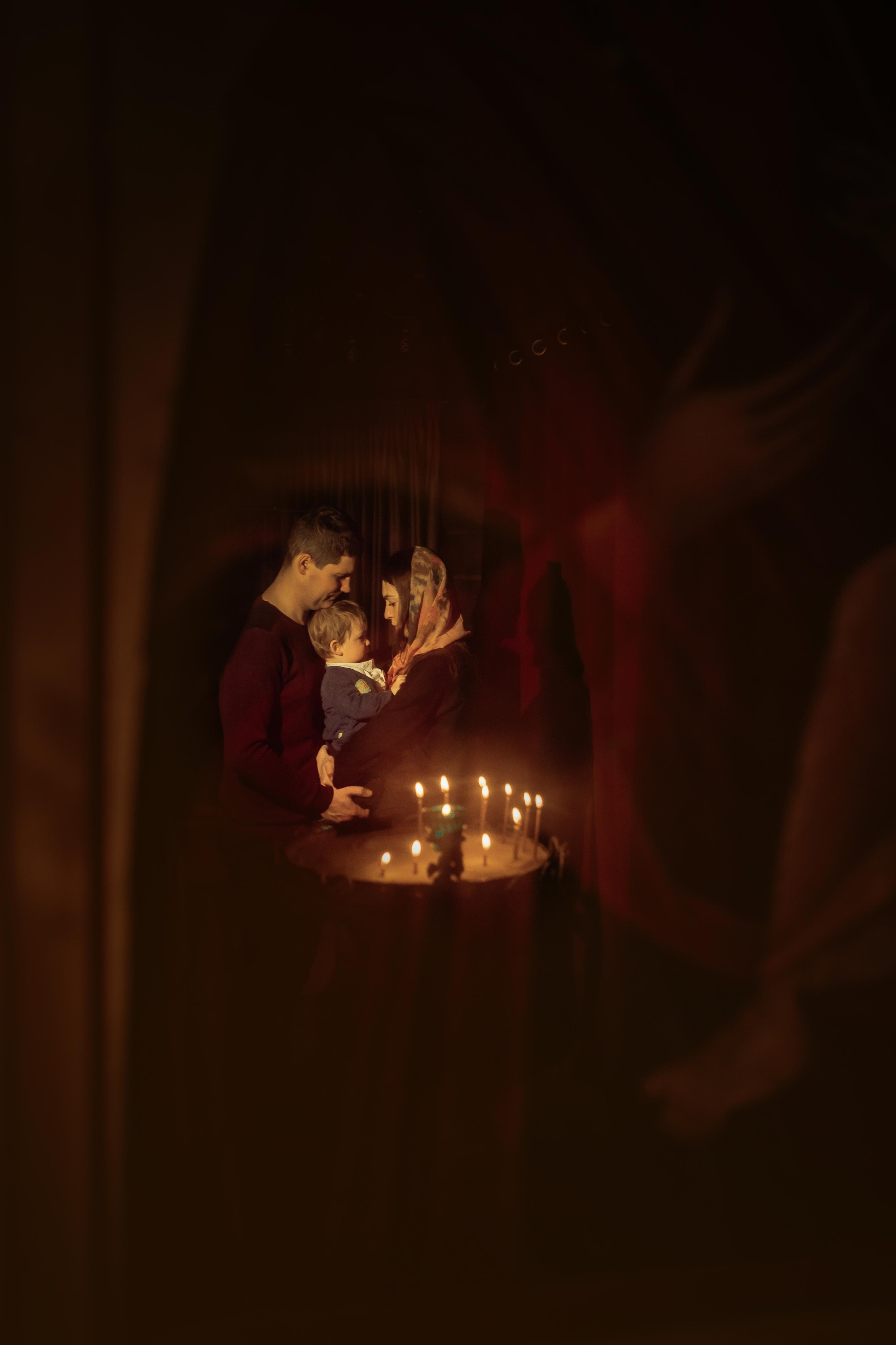 Крещение Артемия, февраль 2023 года, Храм Святой Троицы, Минск