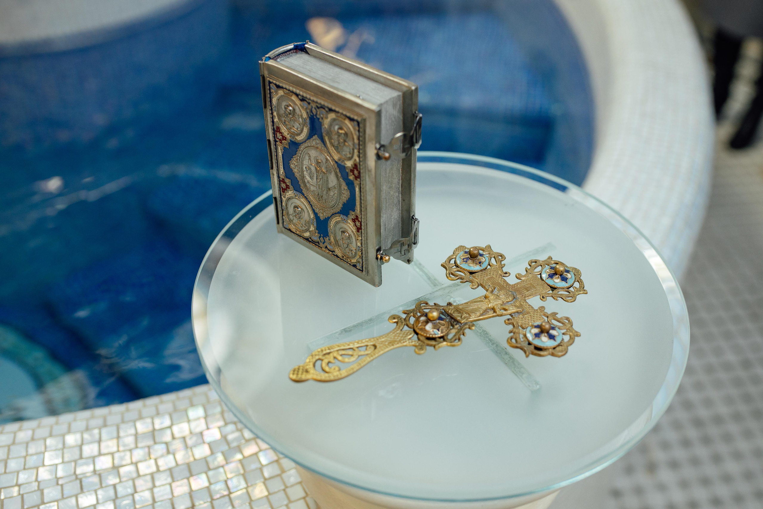 Крещение Артемия, февраль 2023 года, Храм Святой Троицы, Минск