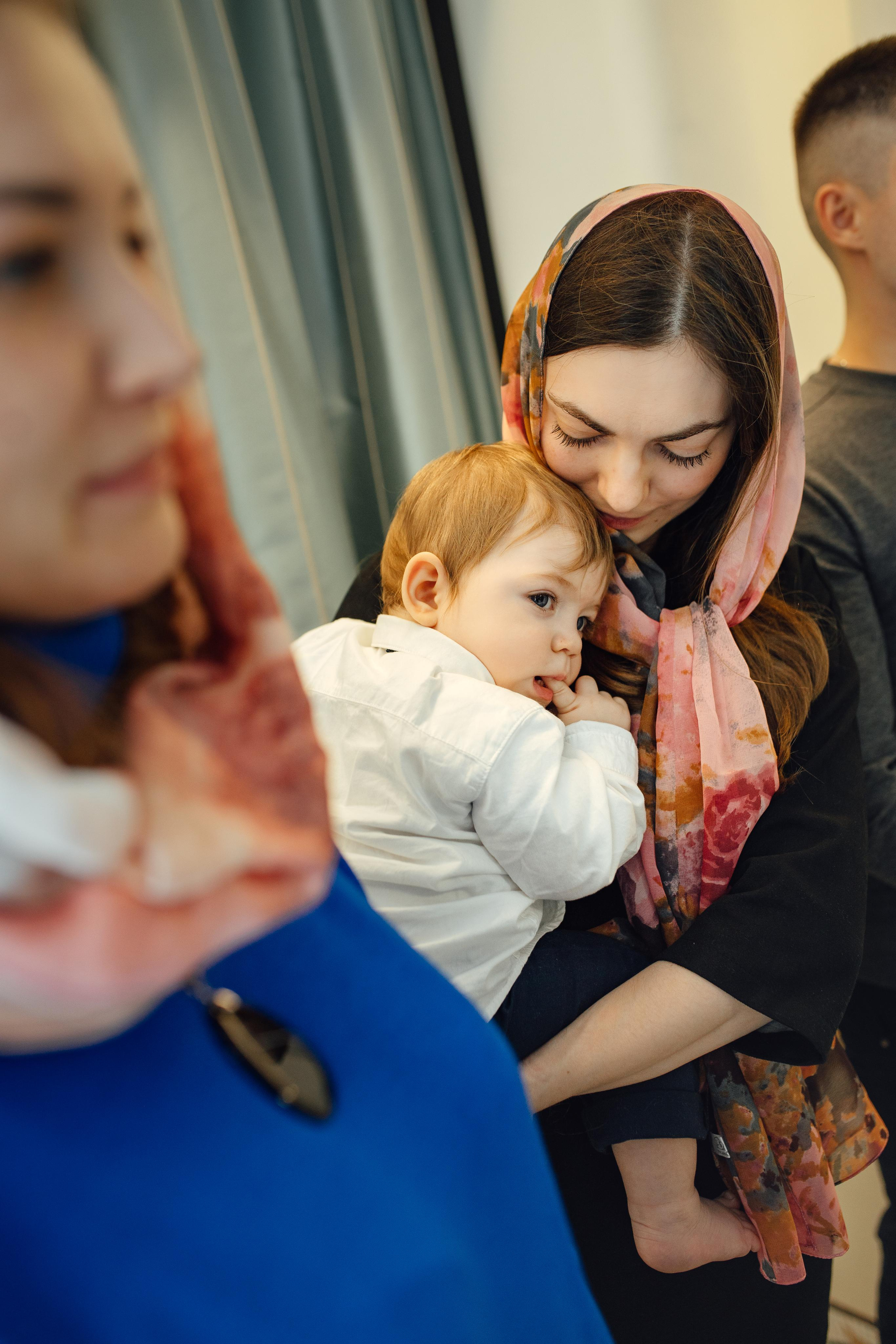 Крещение Артемия, февраль 2023 года, Храм Святой Троицы, Минск