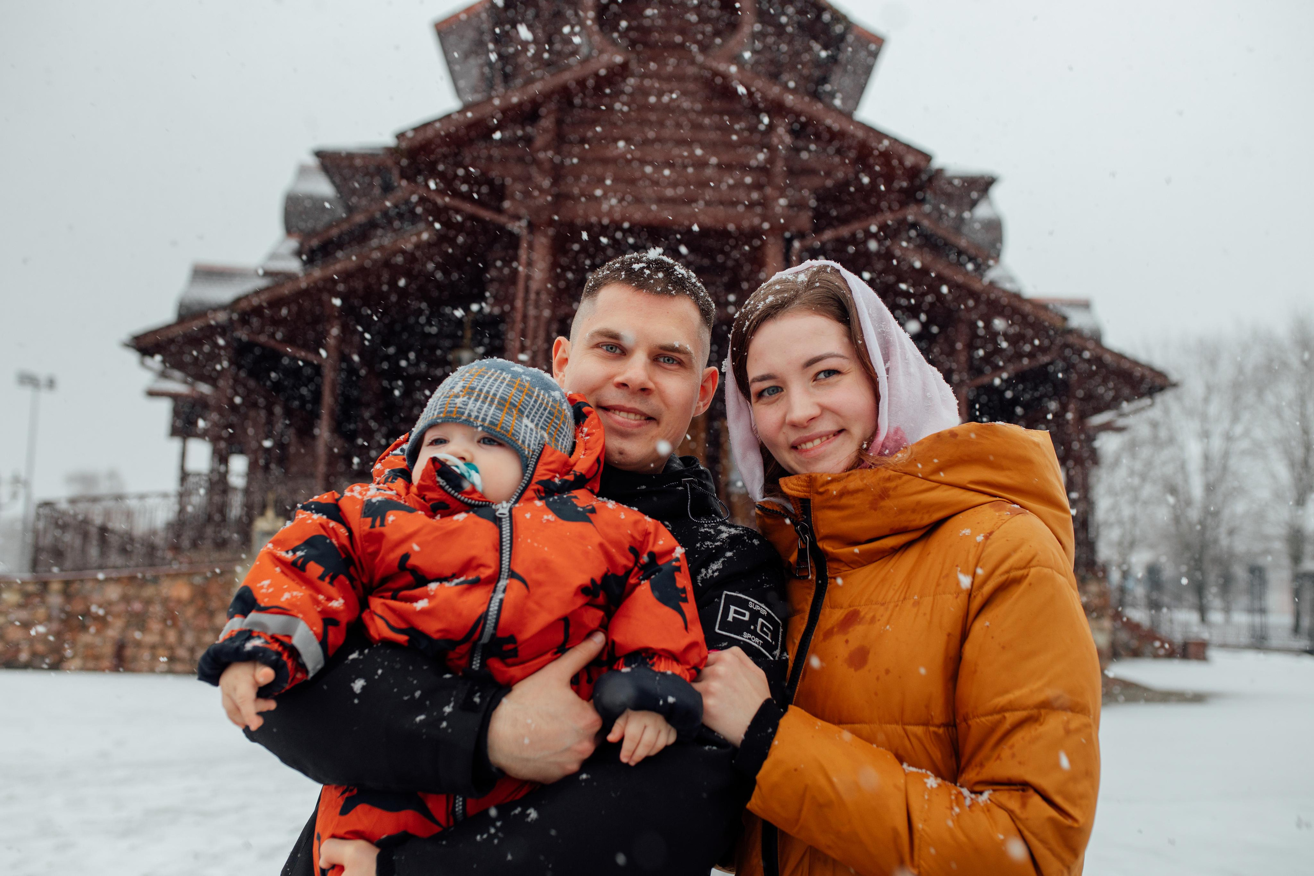 Крещение Артемия, февраль 2023 года, Храм Святой Троицы, Минск