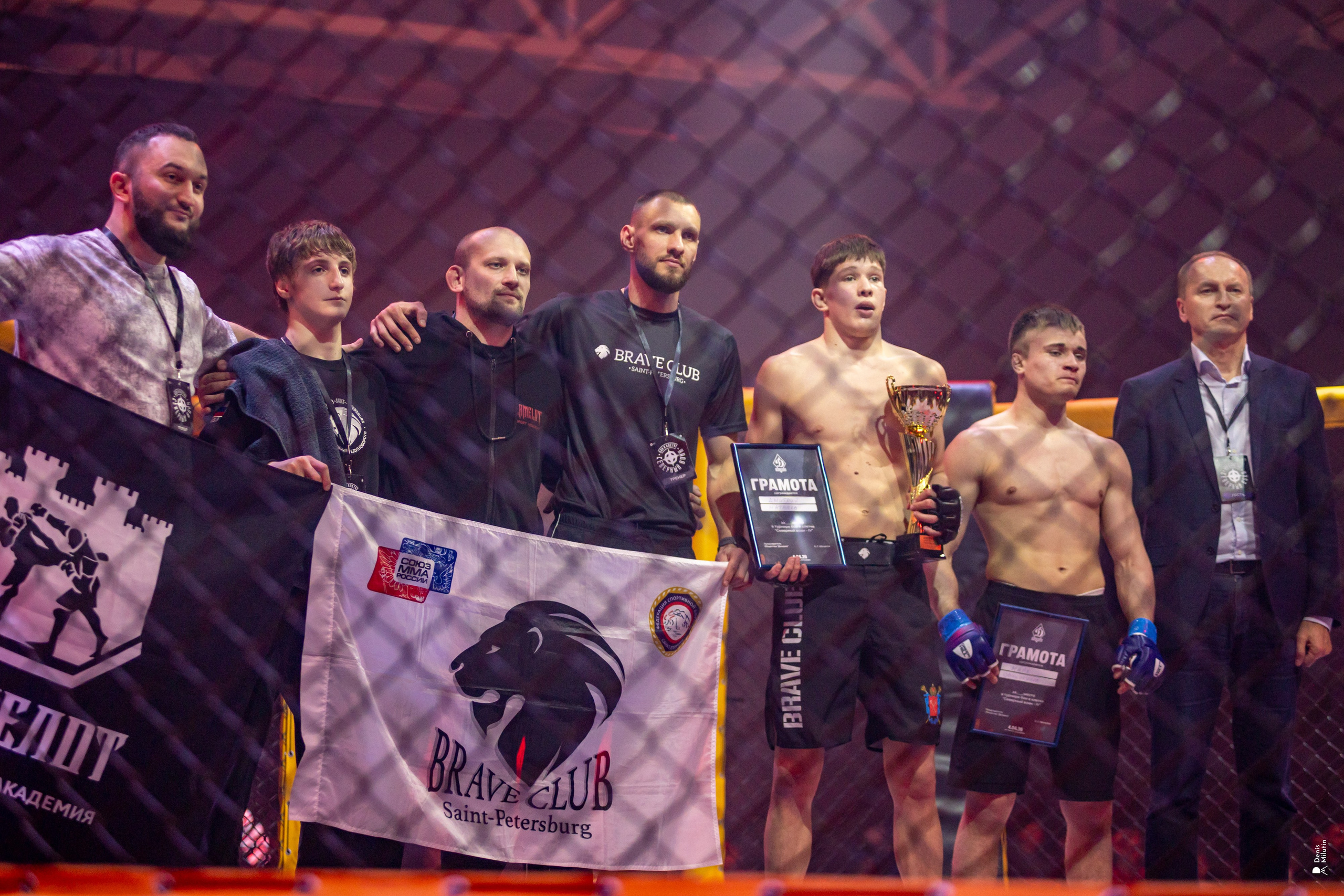 Бои в клетке «Северный Воин». Портретный фотограф Денис Милютин