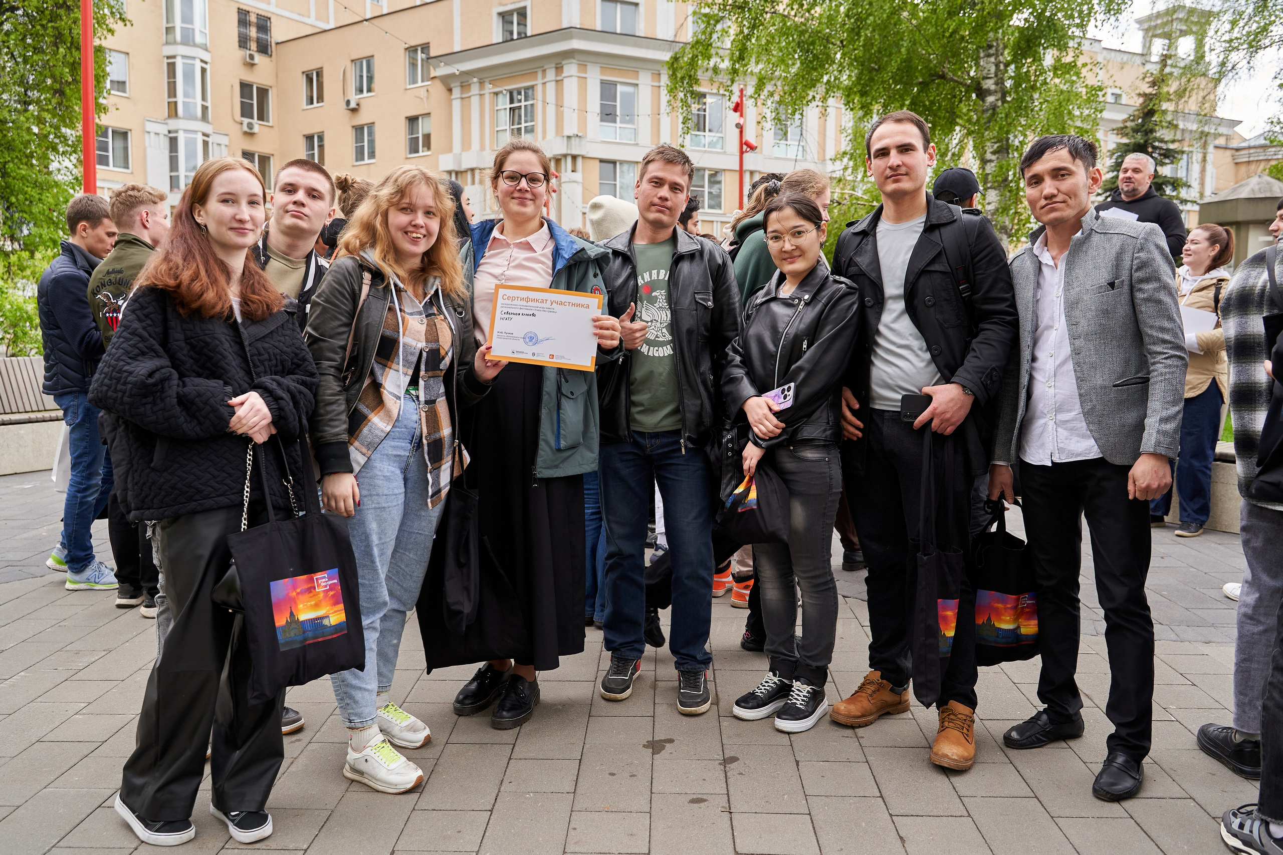 Городской квест в рамках регионального фестиваля «Учись без границ». Репортажный фотограф Вилянов Евгений. Нижний Новгород