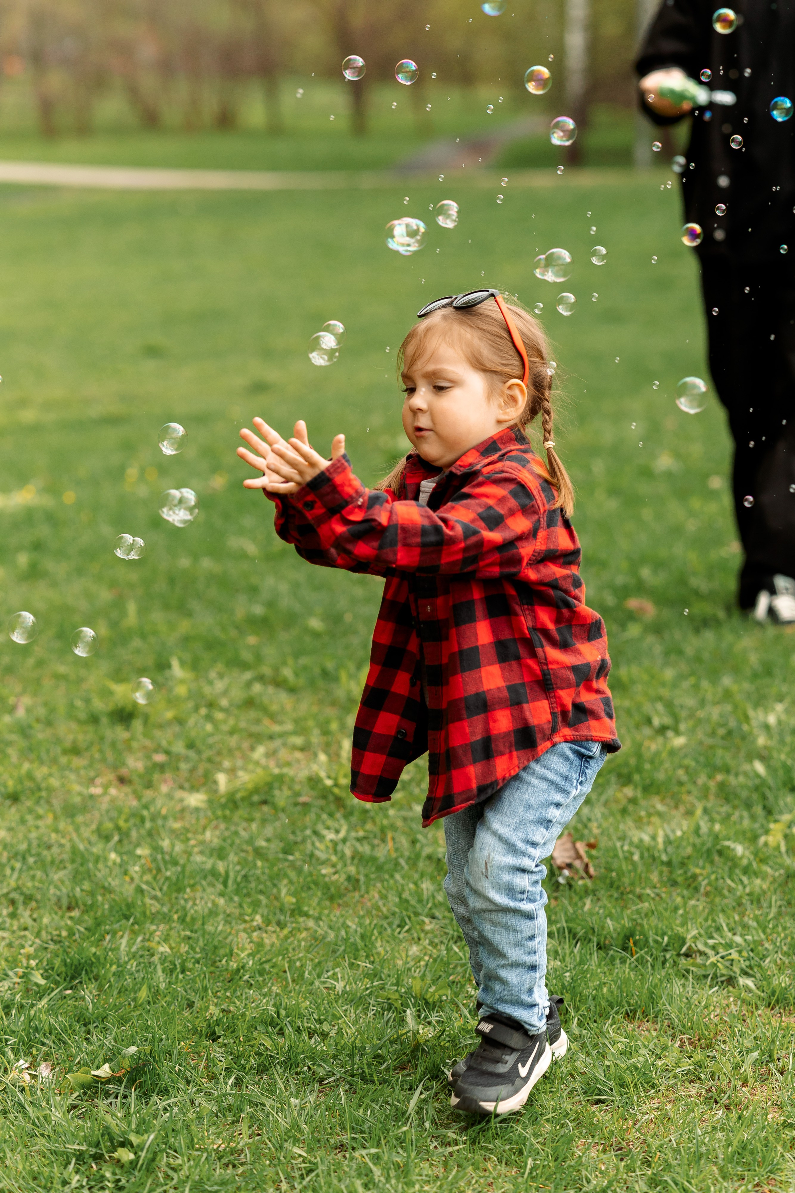 Прогулка в парке Москвы