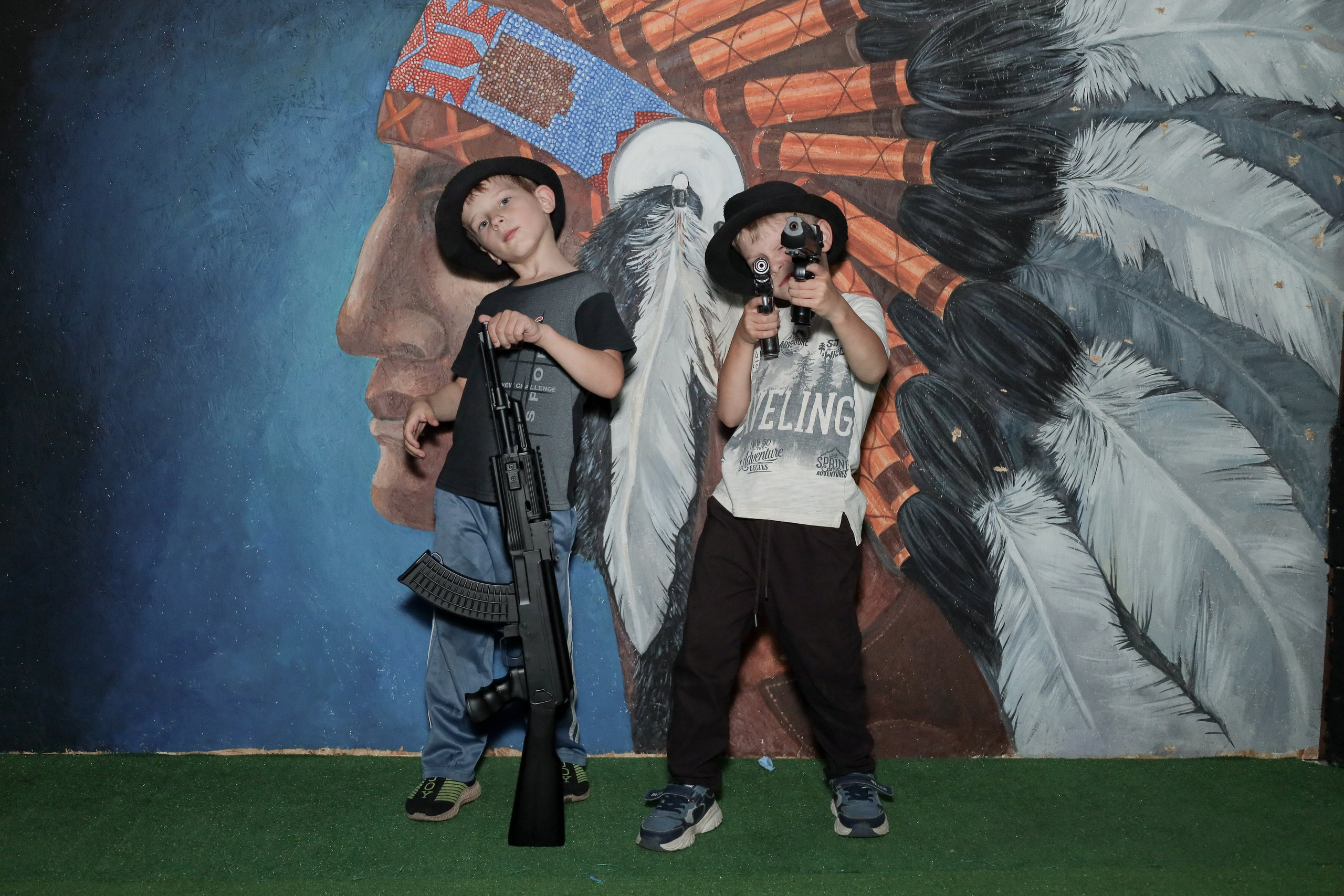 День рождение в стрелковом клубе. Фотограф Надршина Лилия