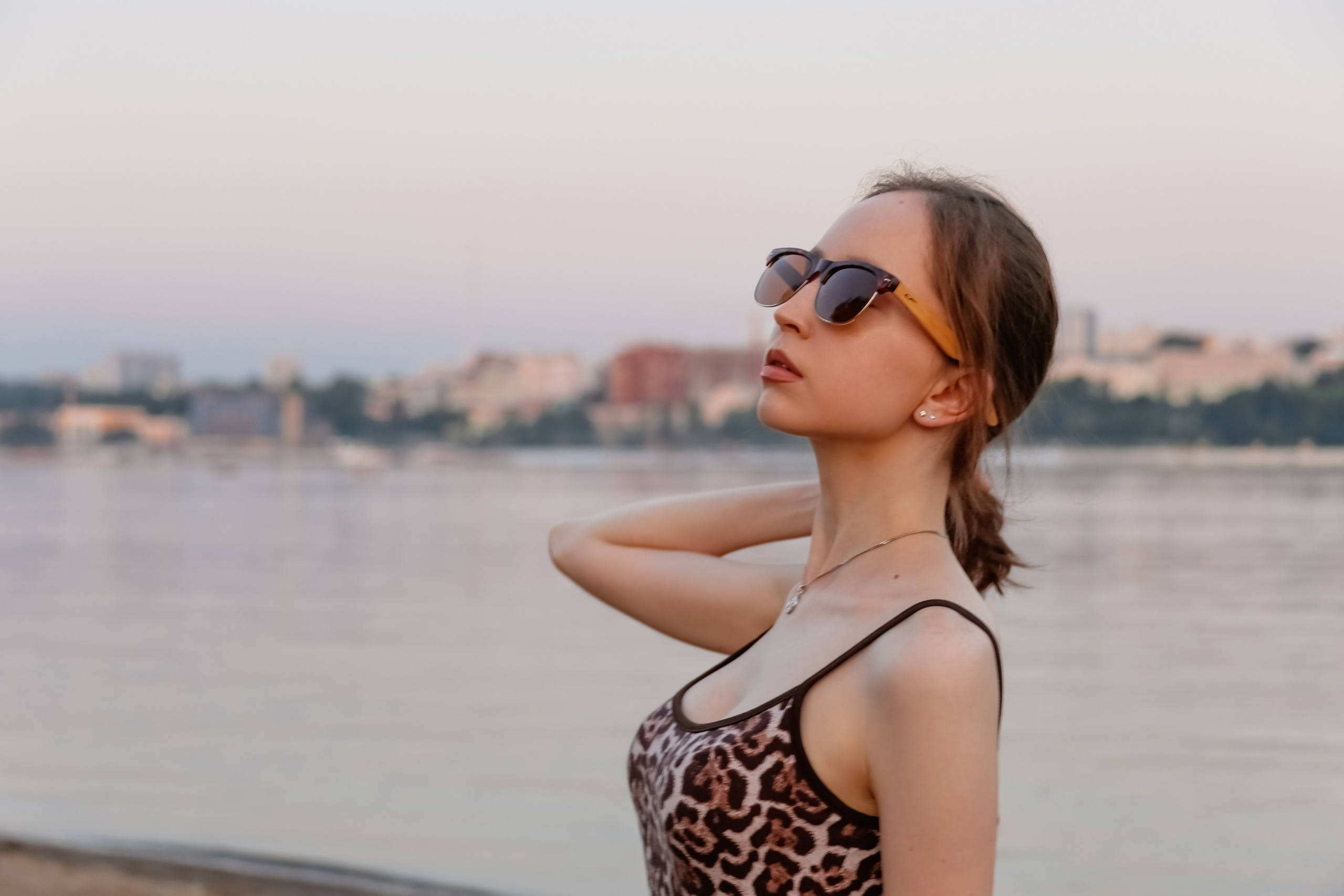 Алина на пляже. Фотограф Пермь. Фотосессия в фотостудии Перми и на свежем воздухе