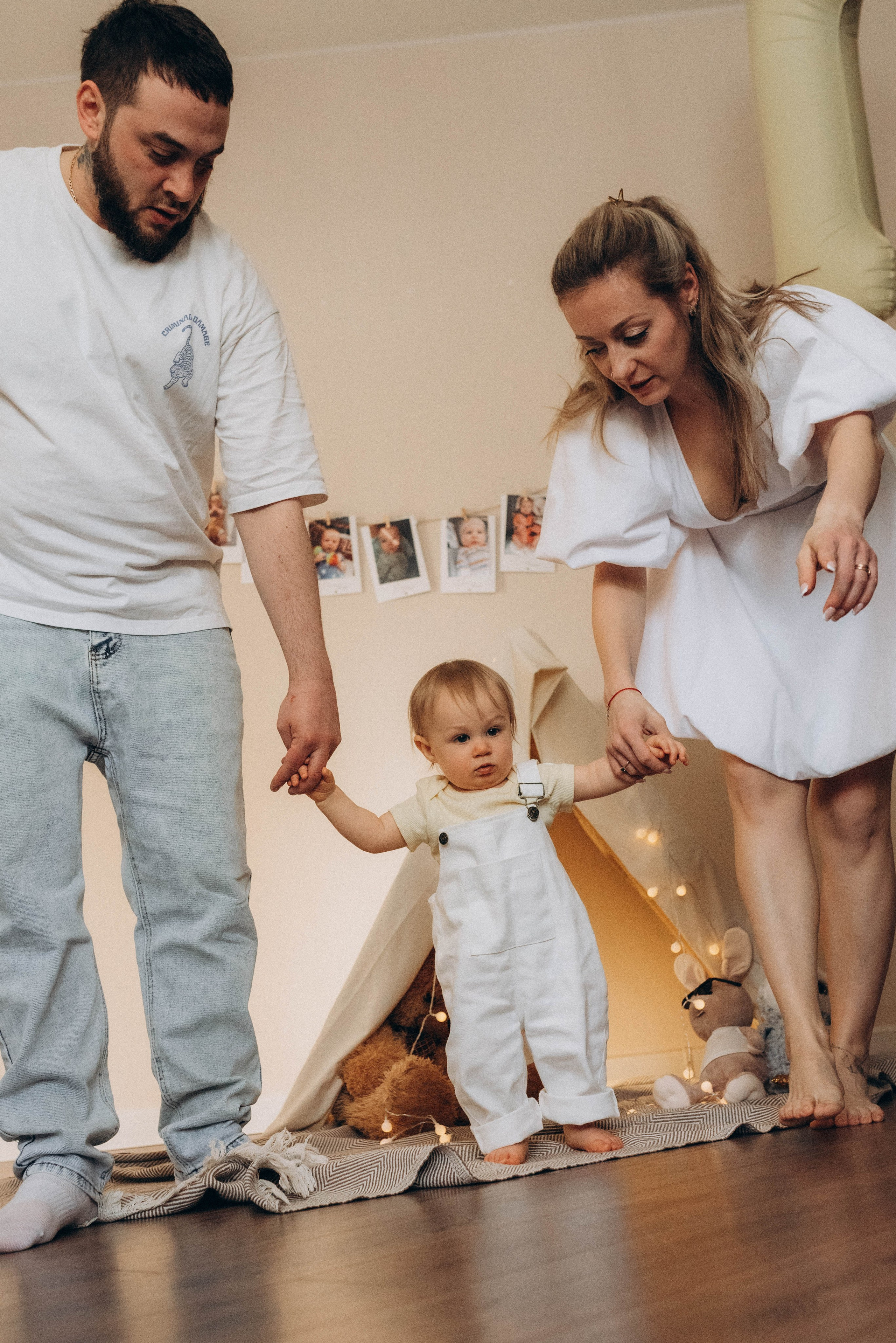 Домашняя фотосессия ко дню рождения малыша. Семейный фотограф в Железнодорожном Масаева Елена