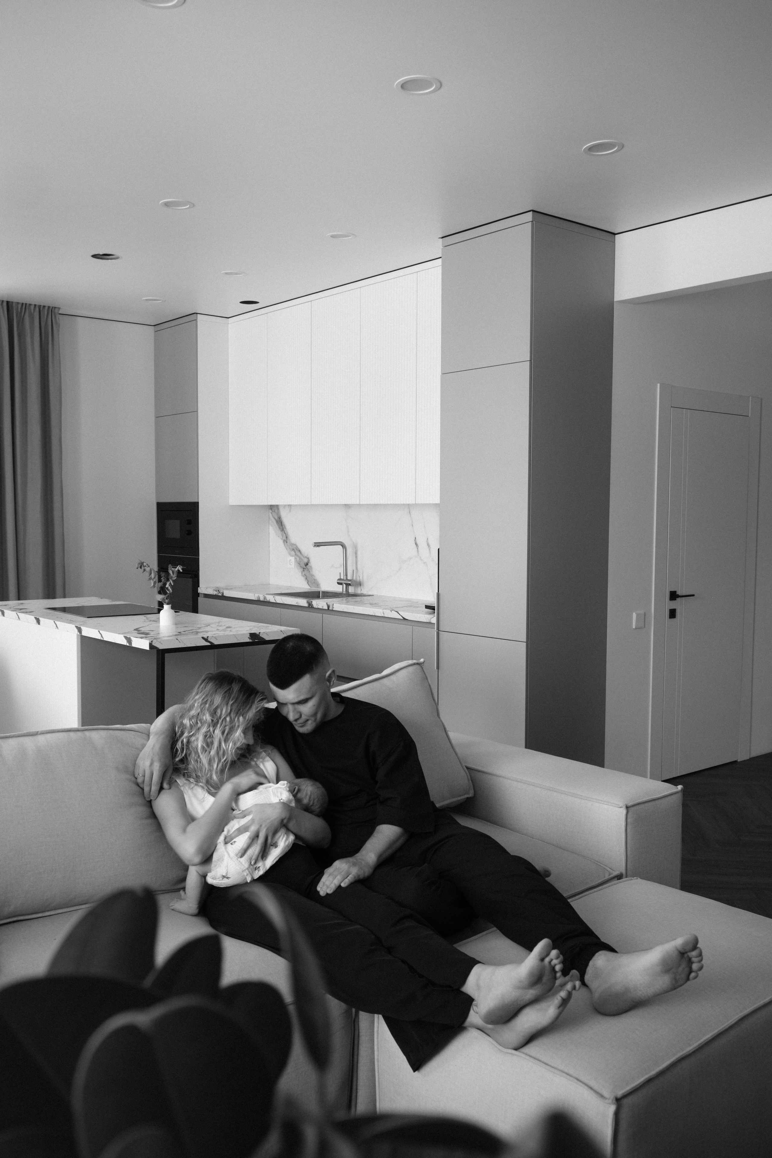 Домашняя с малышом. Фотограф на камеру и мобильная съемка в Казани Лидия