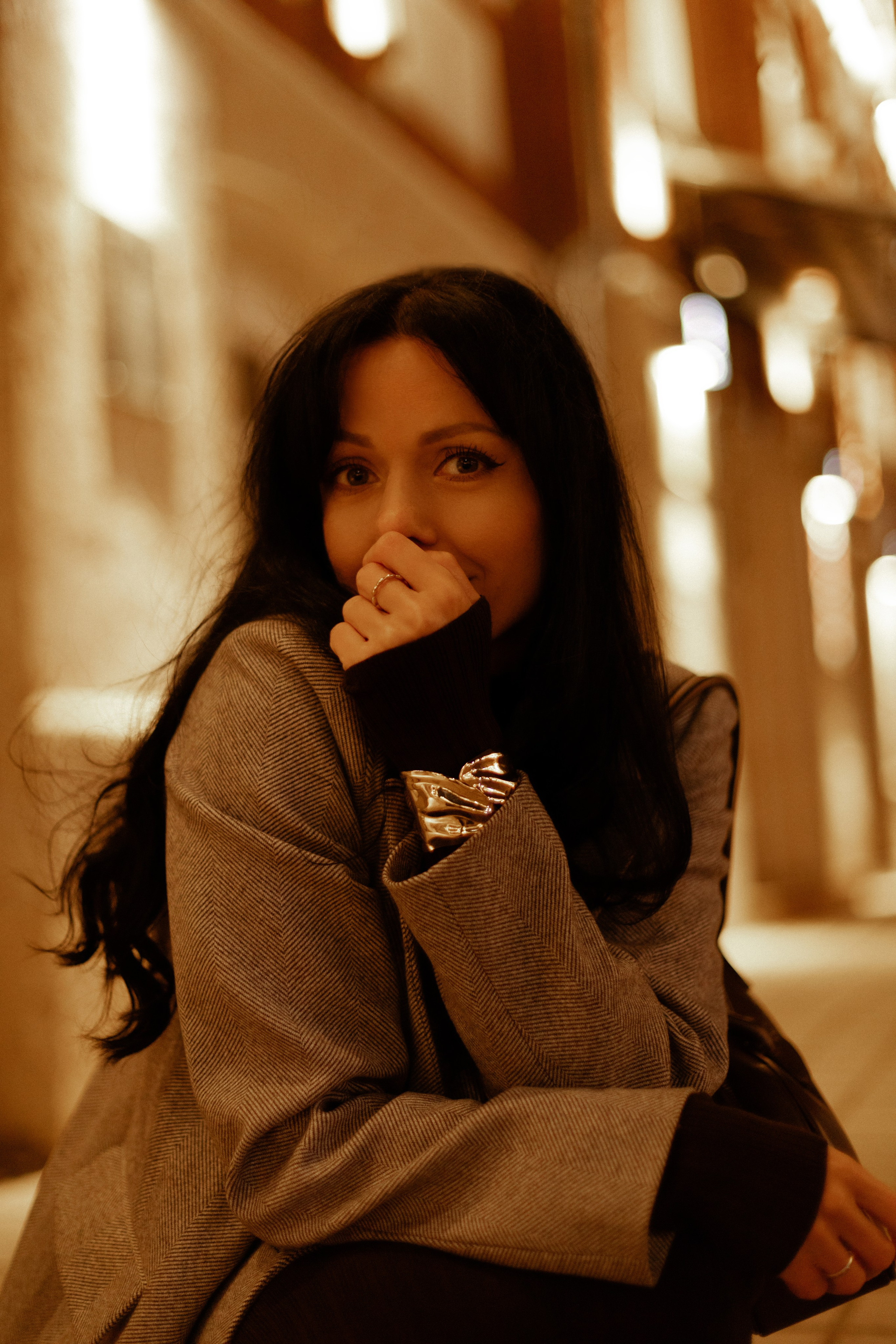 Светлана. Прогулка по ночному городу. Фотограф Мария Щеголькова. Чувственный женский портрет