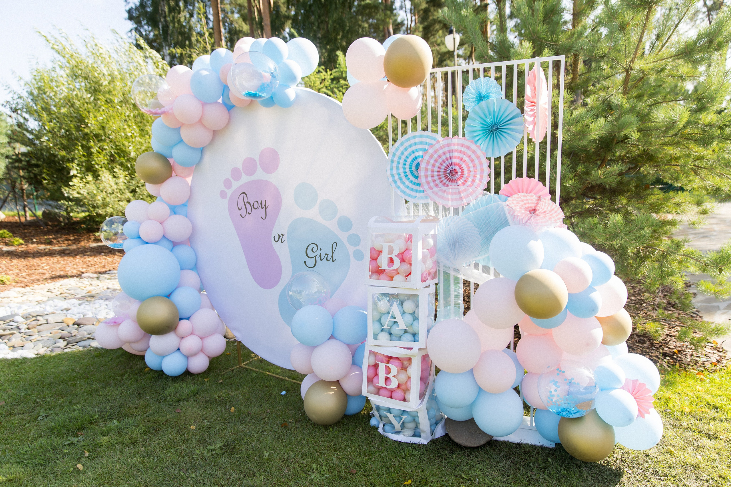 Гендер пати. Снимаю съемки