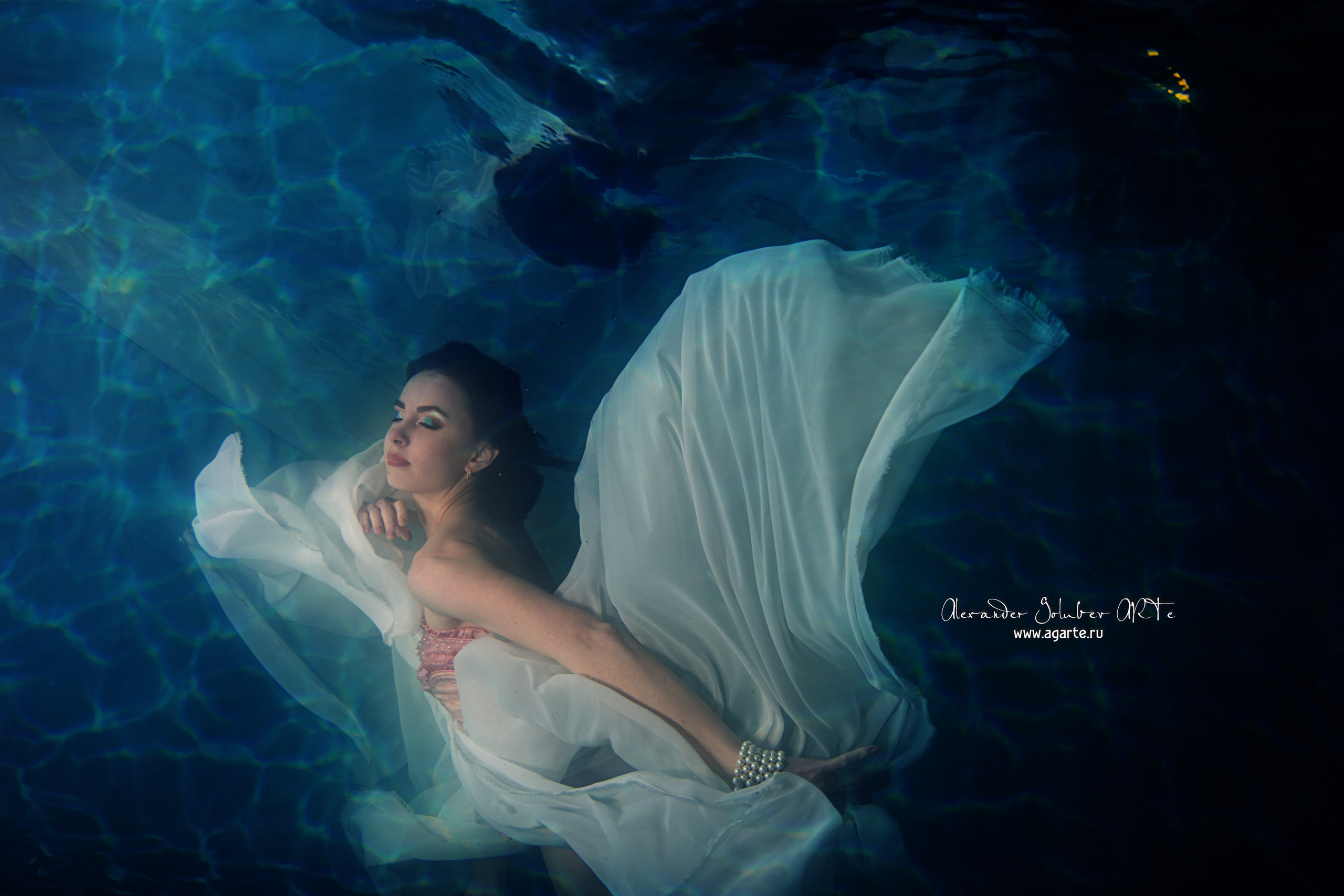 Project UNDERWATER. AGarte: photo and video shooting in St. Petersburg and Moscow