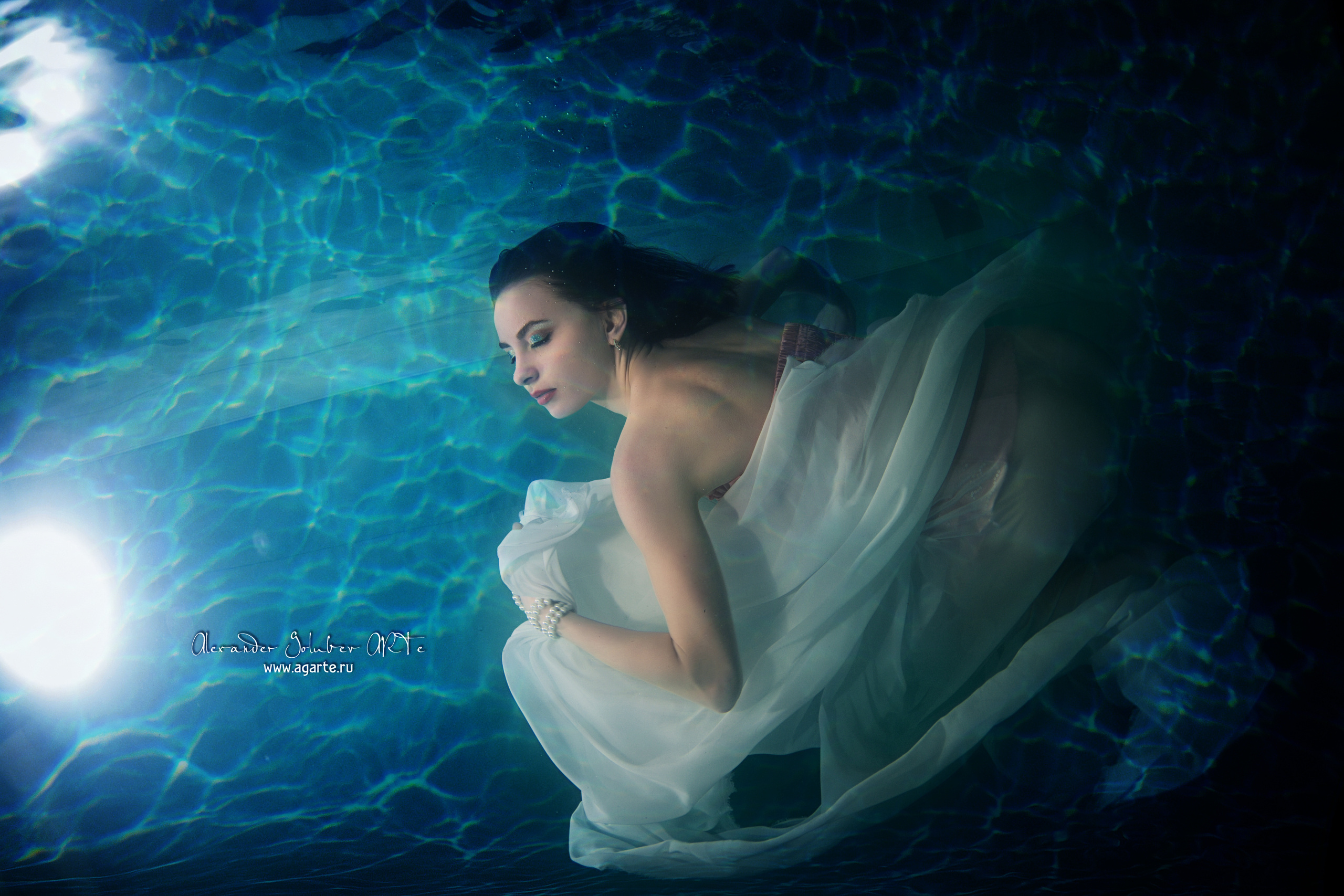 Project UNDERWATER. AGarte: photo and video shooting in St. Petersburg and Moscow
