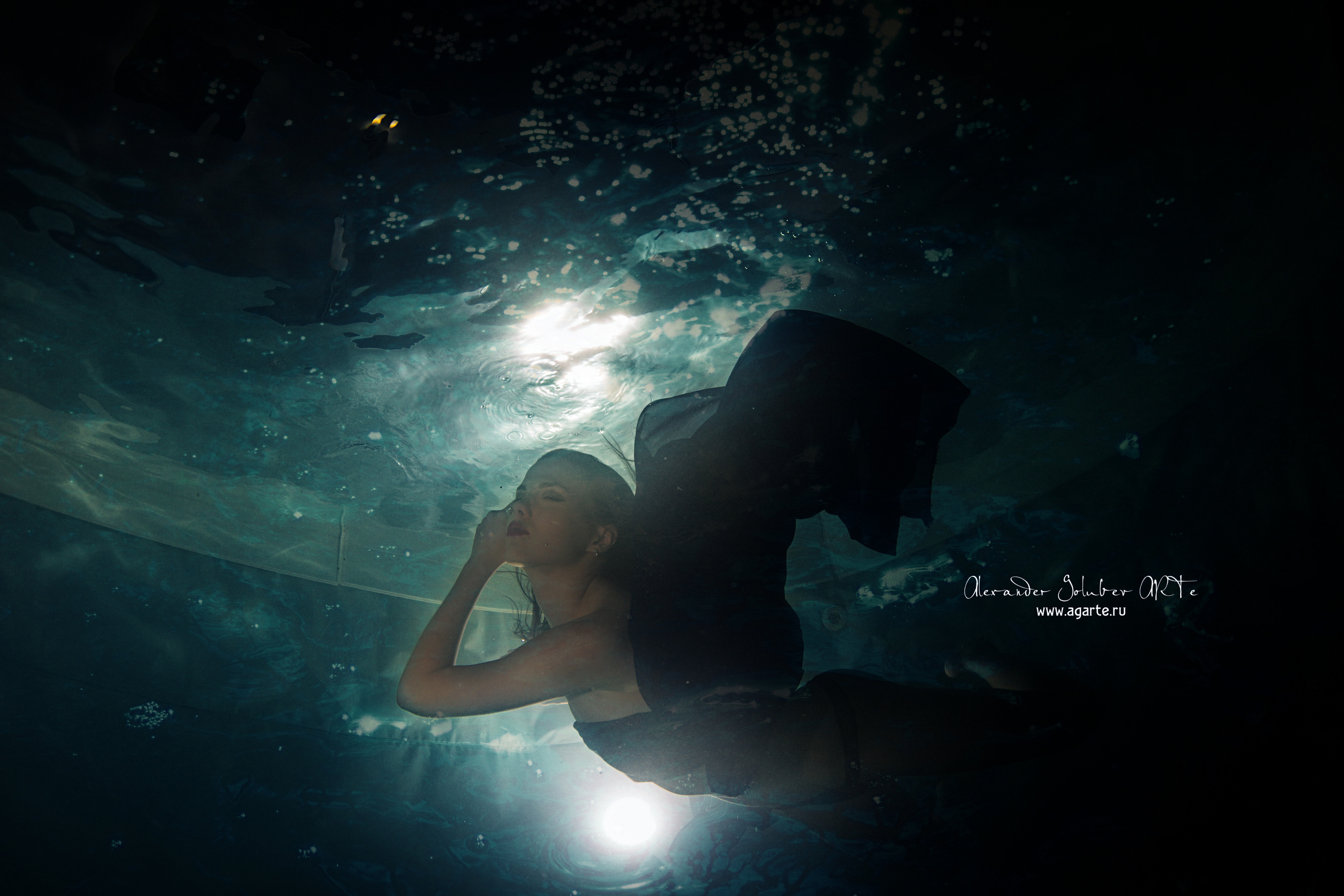 Project UNDERWATER. AGarte: photo and video shooting in St. Petersburg and Moscow