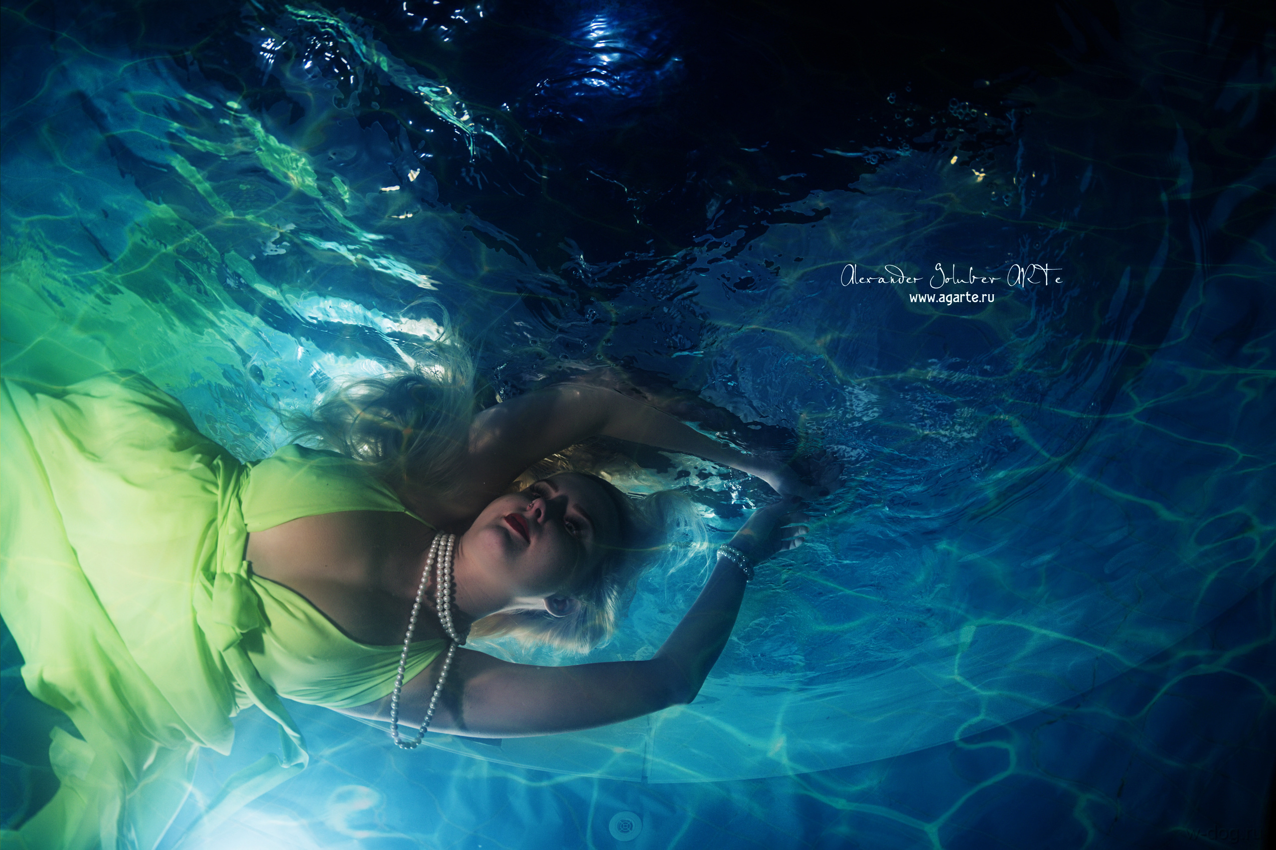 Project UNDERWATER. AGarte: photo and video shooting in St. Petersburg and Moscow