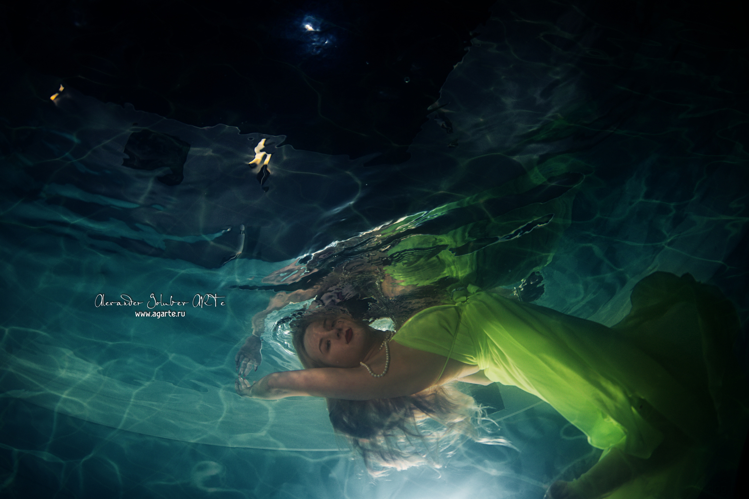 Project UNDERWATER. AGarte: photo and video shooting in St. Petersburg and Moscow