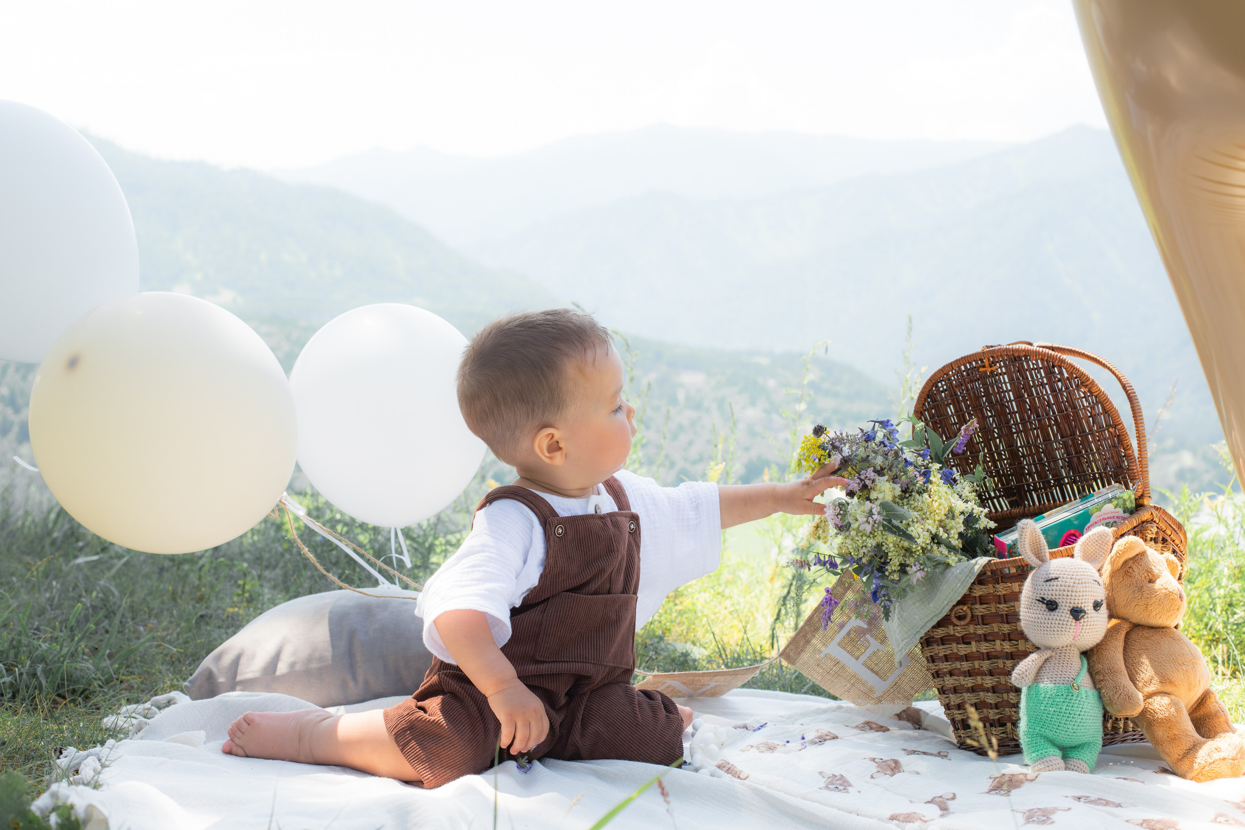 Марку 1 годик. Фотограф Нина Брандт в Горном Алтае