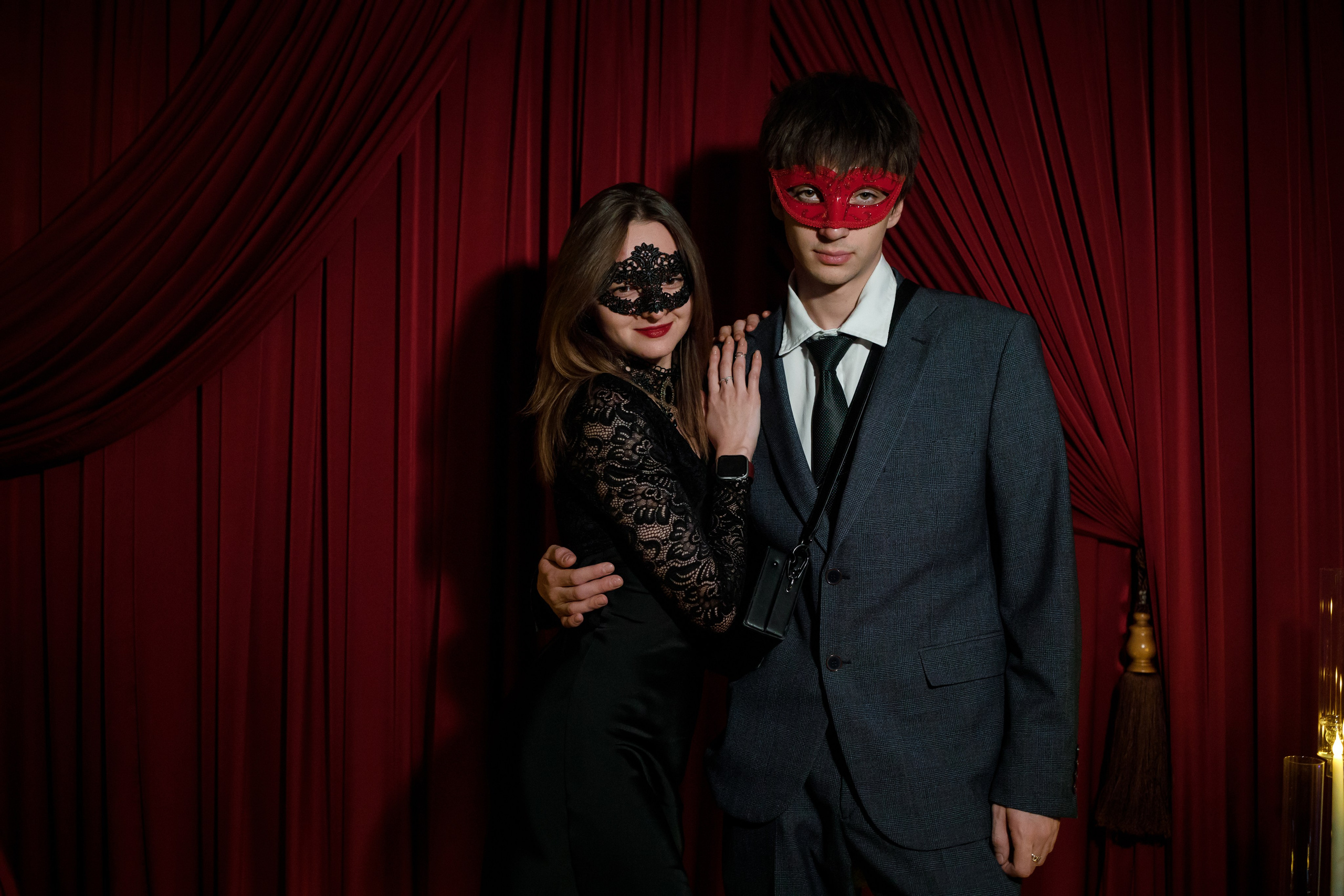 Яркий Новогодний вечер-маскарад. Репортажный и портретный фотограф в Москве Саханцева Анна