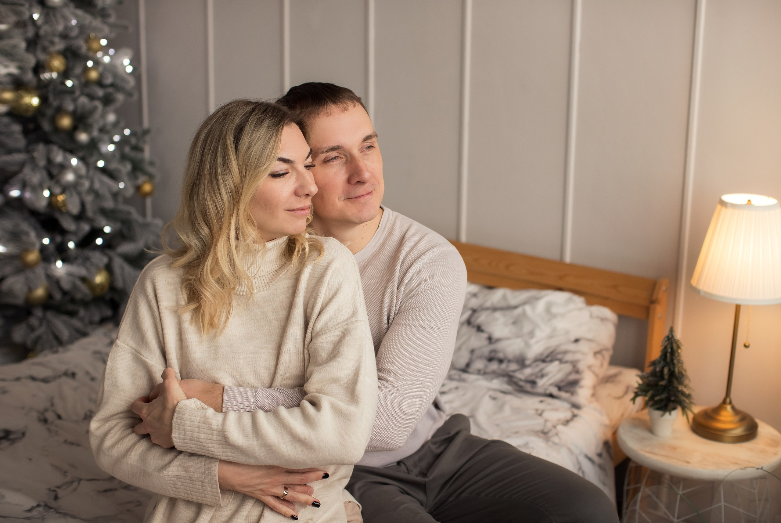 Новогодние объятия. Семейный и детский фотограф в Саратове Полина Коткина