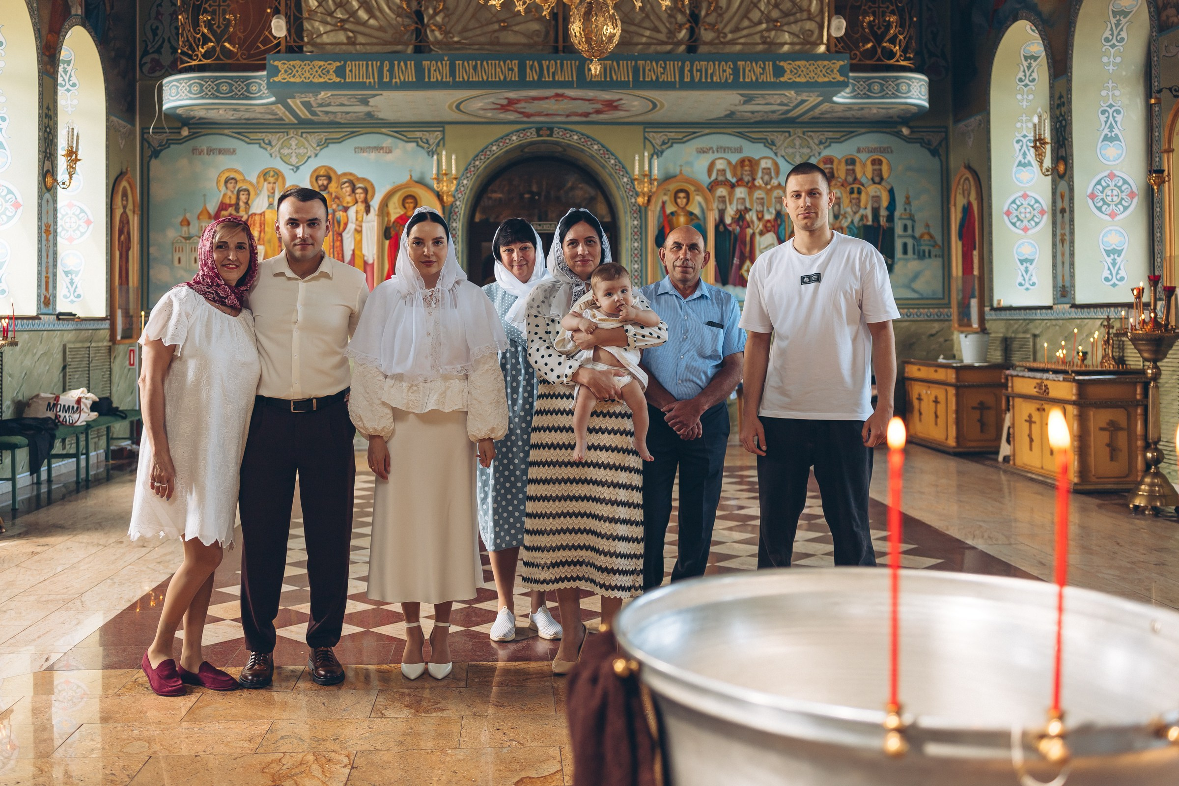 Крещение Тимофея. Семейный фотограф в Волгодонске Краченцева Анна