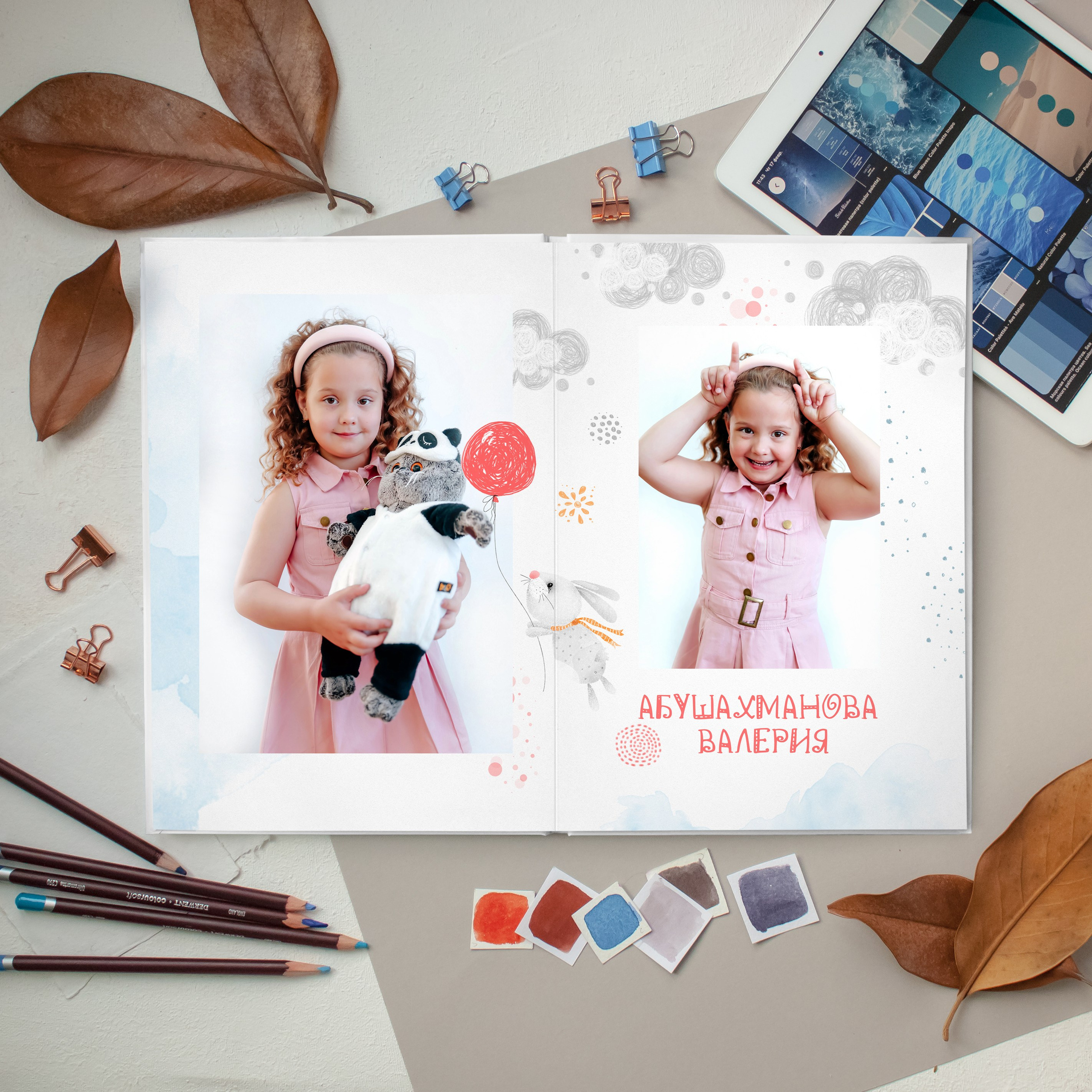 Зайчата. Дизайнер fotokniga_ast