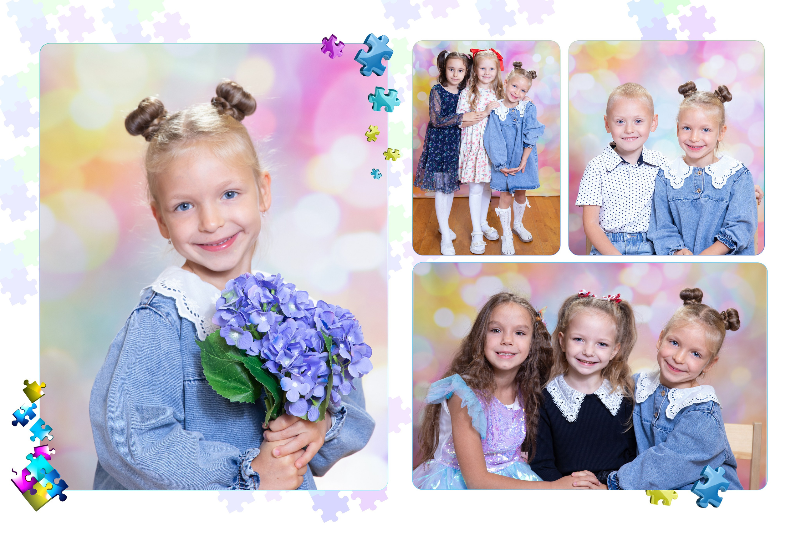 Пазлы 1. ВЫПУСКНЫЕ АЛЬБОМЫ для детского сада и школы Санкт-Петербург и Лен. область