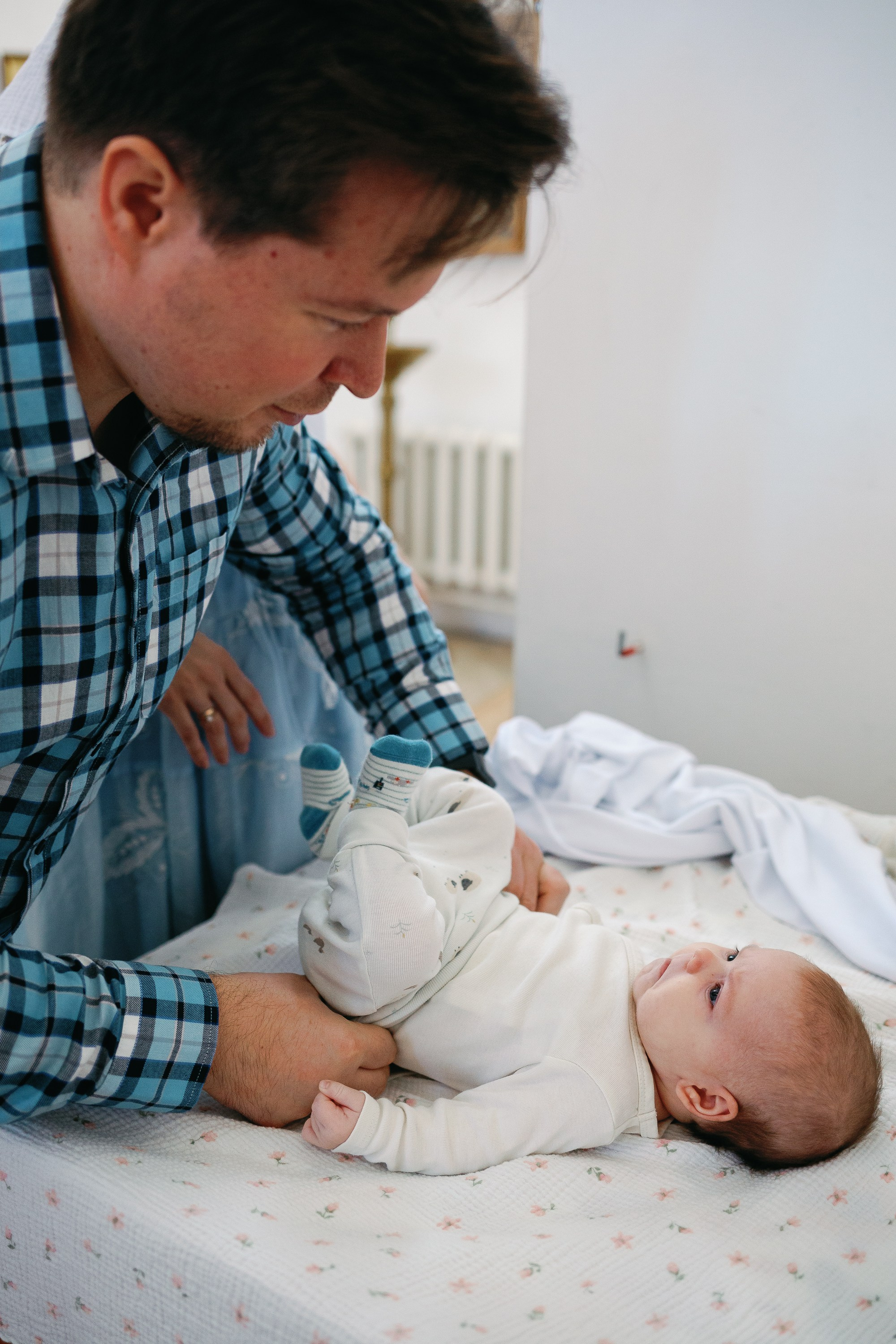 Съемка Крещения в Храме Преподобного Андрея Рублева в Электростали