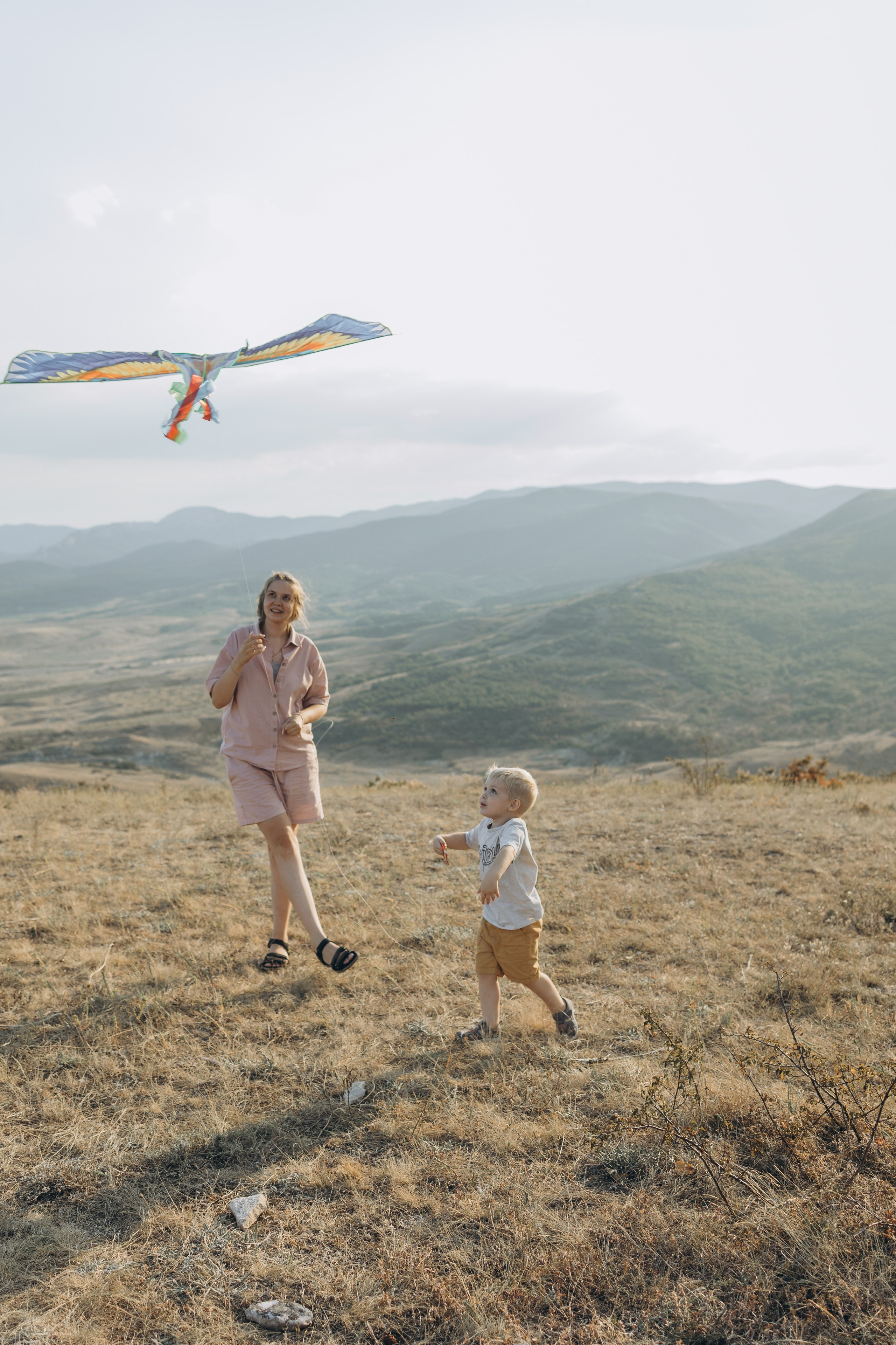 Воздушный змей. Семейный фотограф в Москве Виктория Ястребинская
