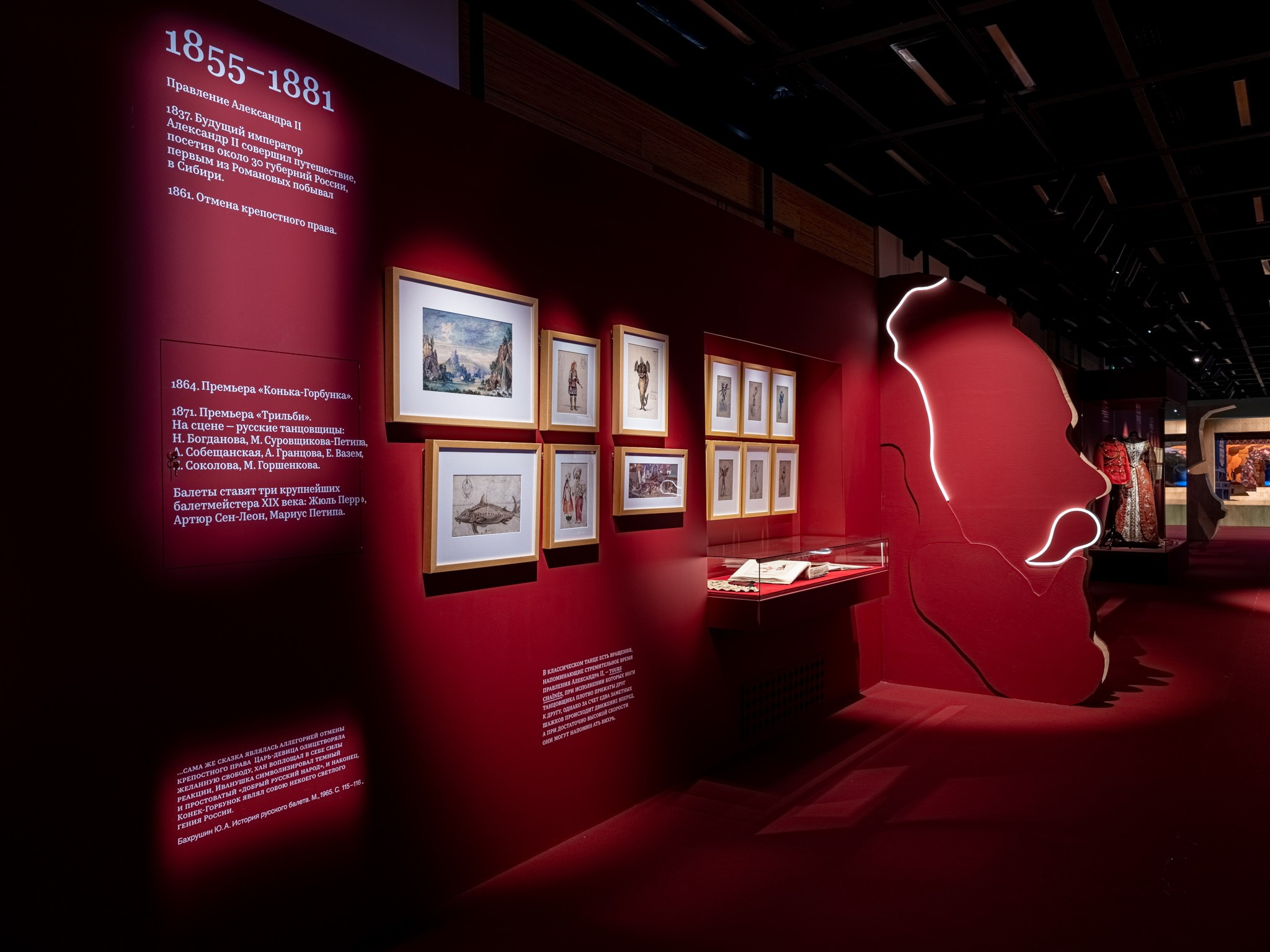 Выставка «Первая позиция. Русский балет» Манеж (СПБ) Planet9 РОСИЗО 2023. Фотограф Василий Буланов