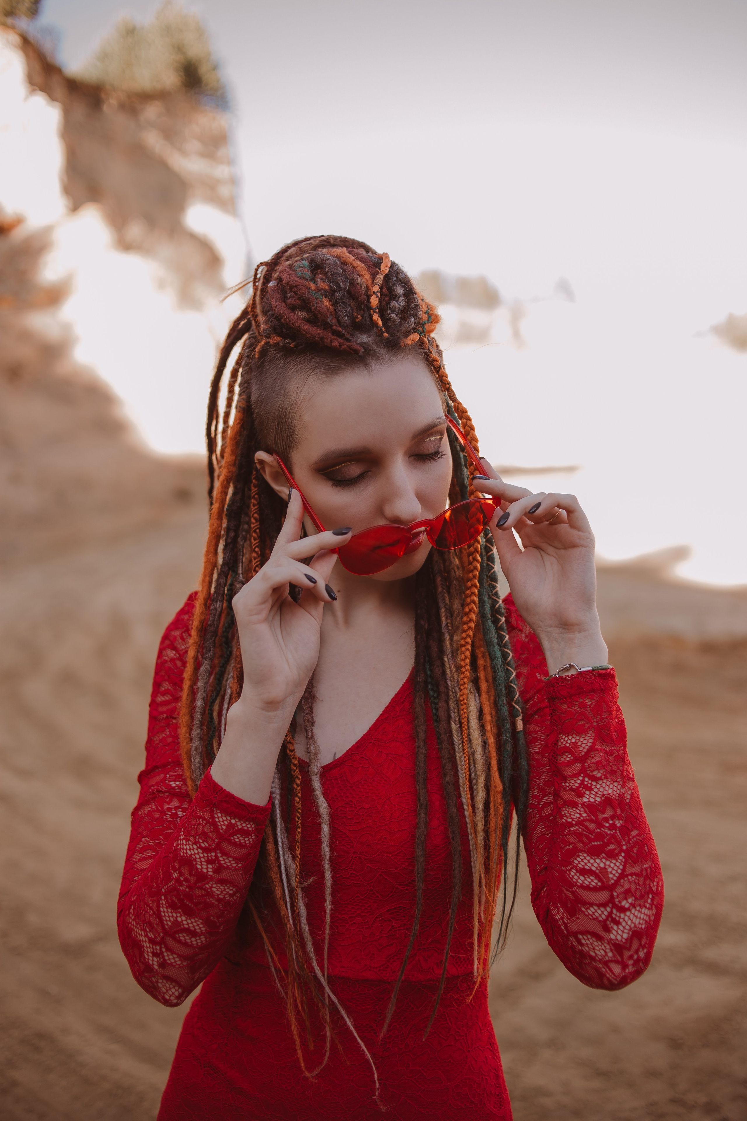 Марина. Песчаный карьер. Фотограф Регина Крикунова г. Красноярск