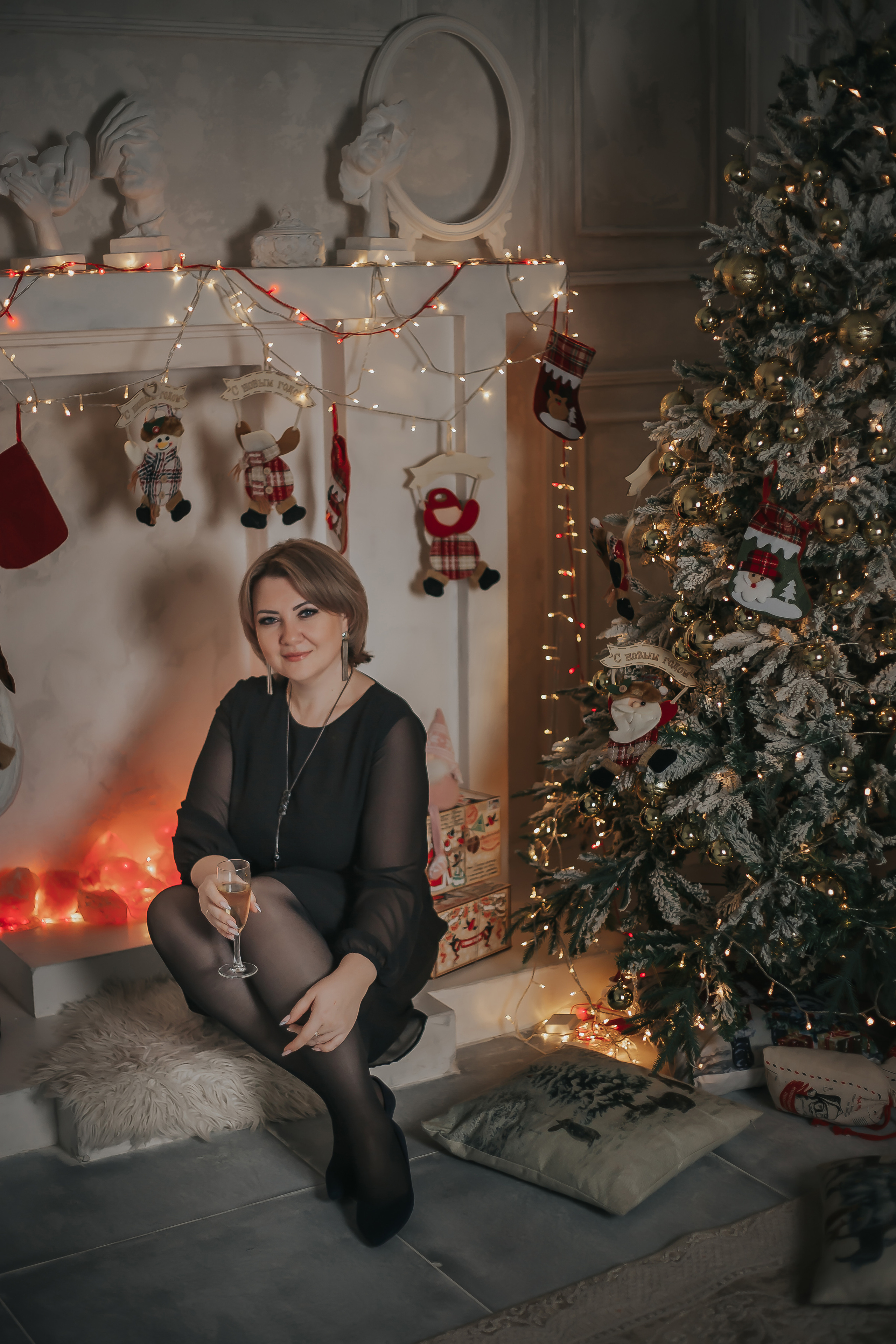 Новый Год. Роман, Светлана, Денис. Фотограф Регина Крикунова г. Красноярск