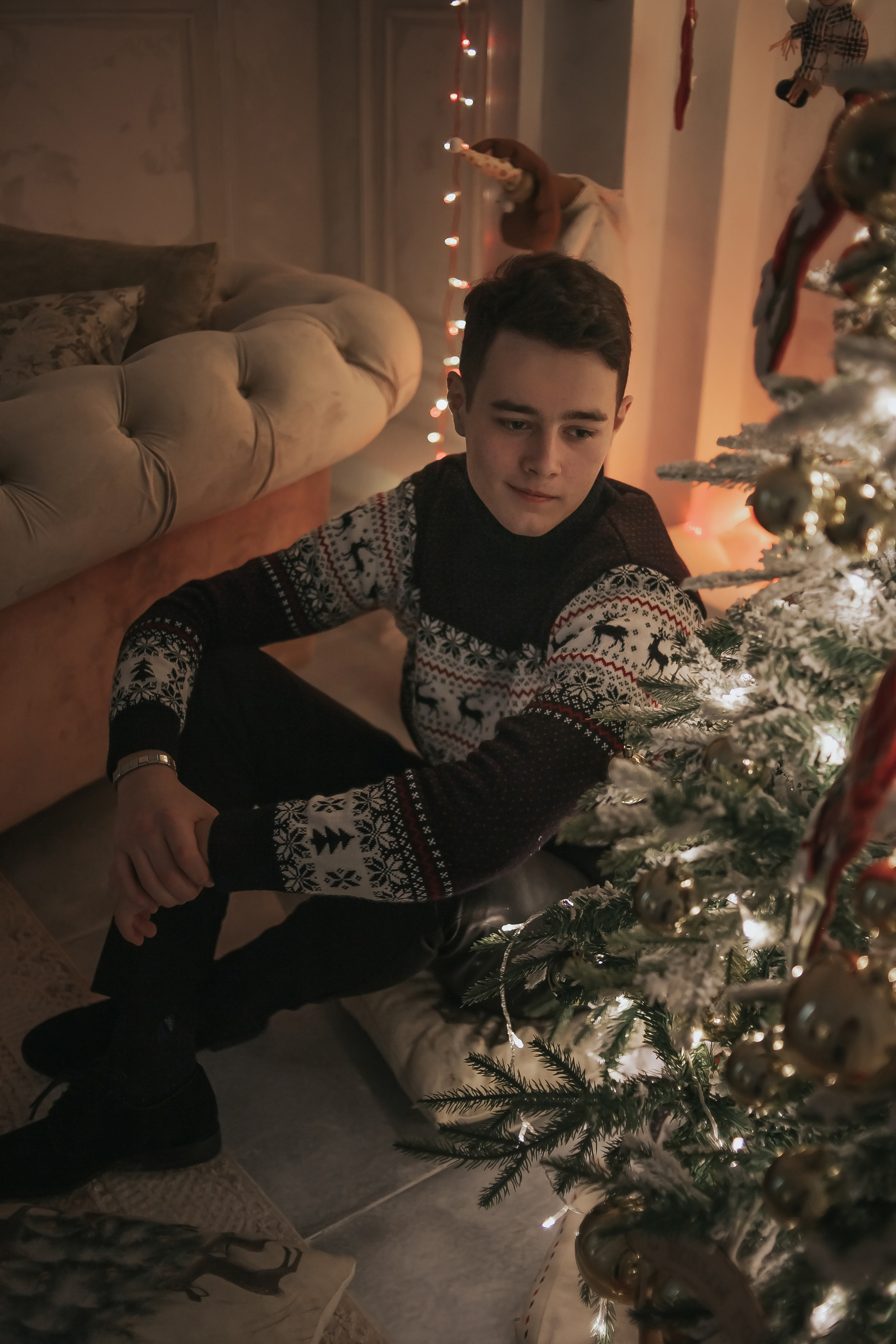 Новый Год. Роман, Светлана, Денис. Фотограф Регина Крикунова г. Красноярск