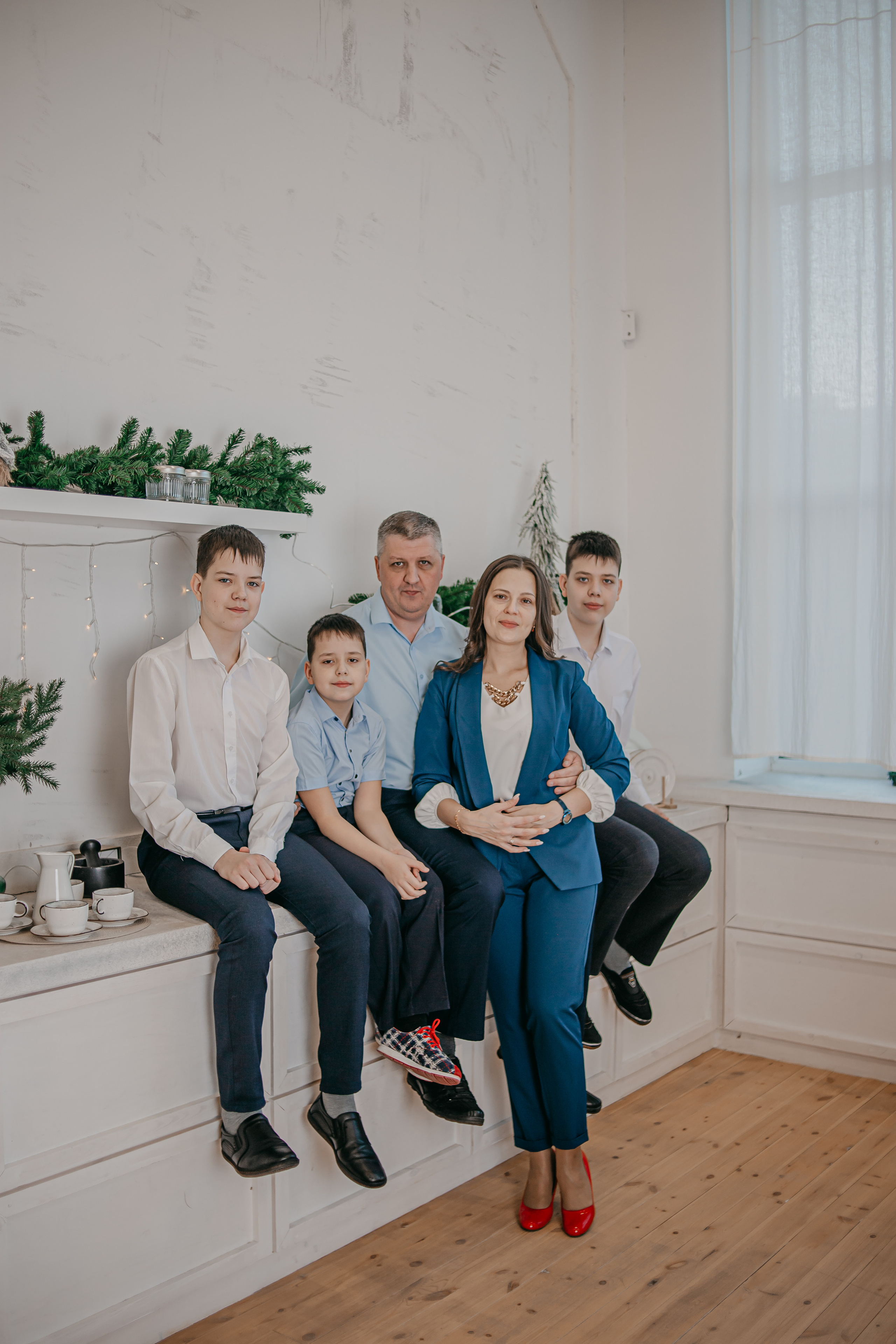 Большая семья. Фотограф Регина Крикунова г. Красноярск