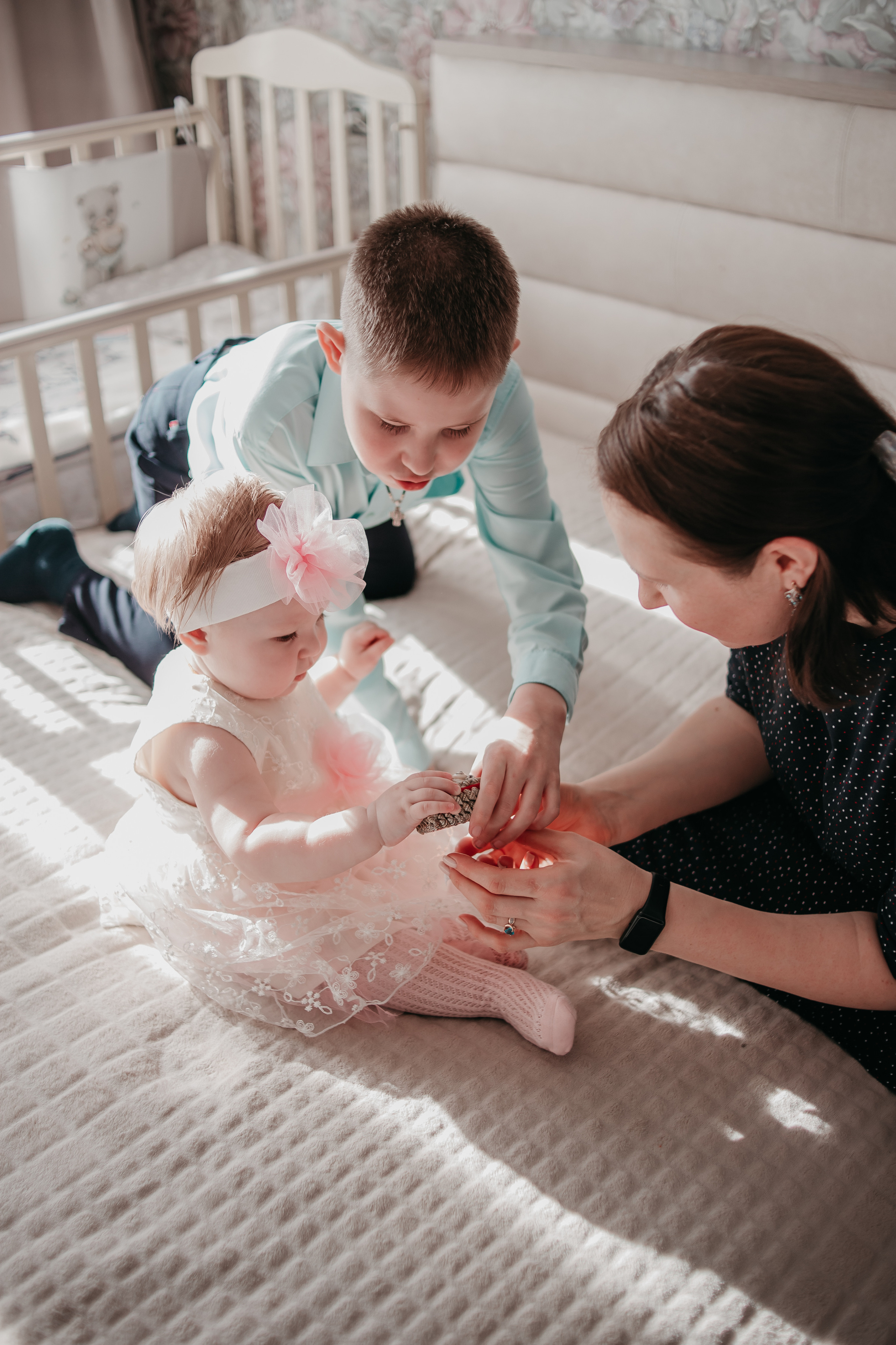 Домашняя фотосессия. День рождения Агаты. Фотограф Регина Крикунова г. Красноярск