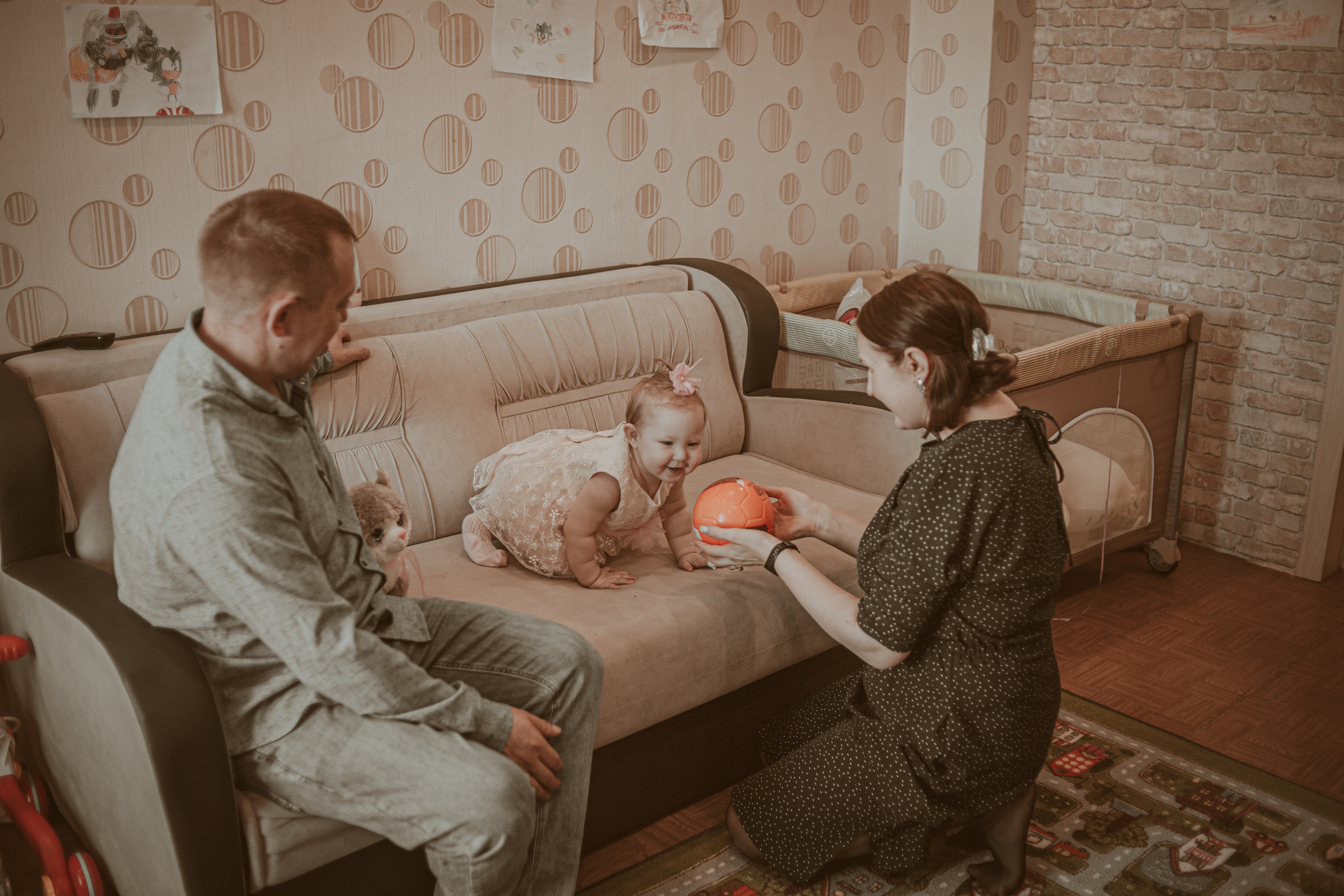 Домашняя фотосессия. День рождения Агаты. Фотограф Регина Крикунова г. Красноярск