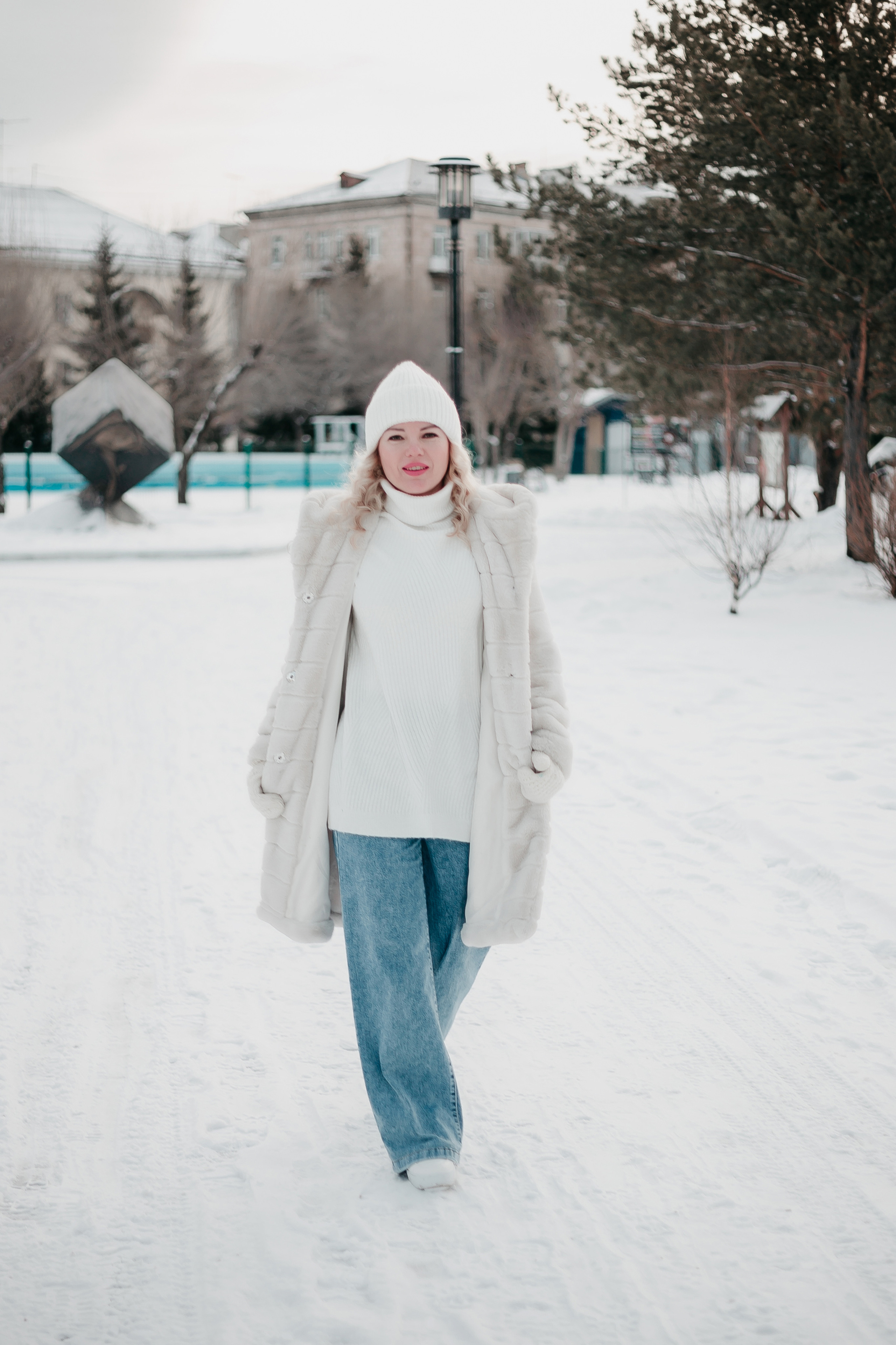 Елена. Зимняя прогулка. Фотограф Регина Крикунова г. Красноярск