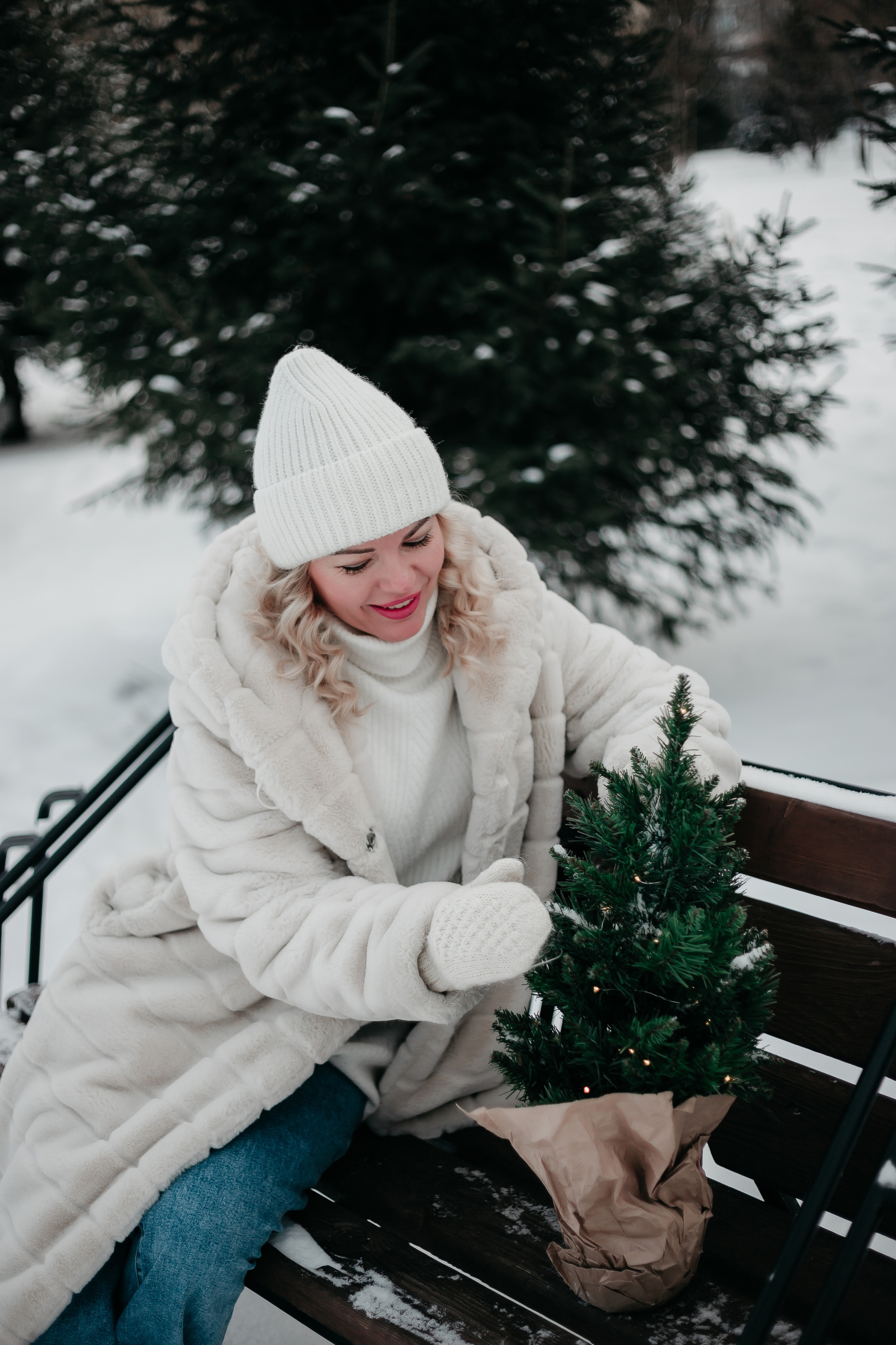 Елена. Зимняя прогулка. Фотограф Регина Крикунова г. Красноярск