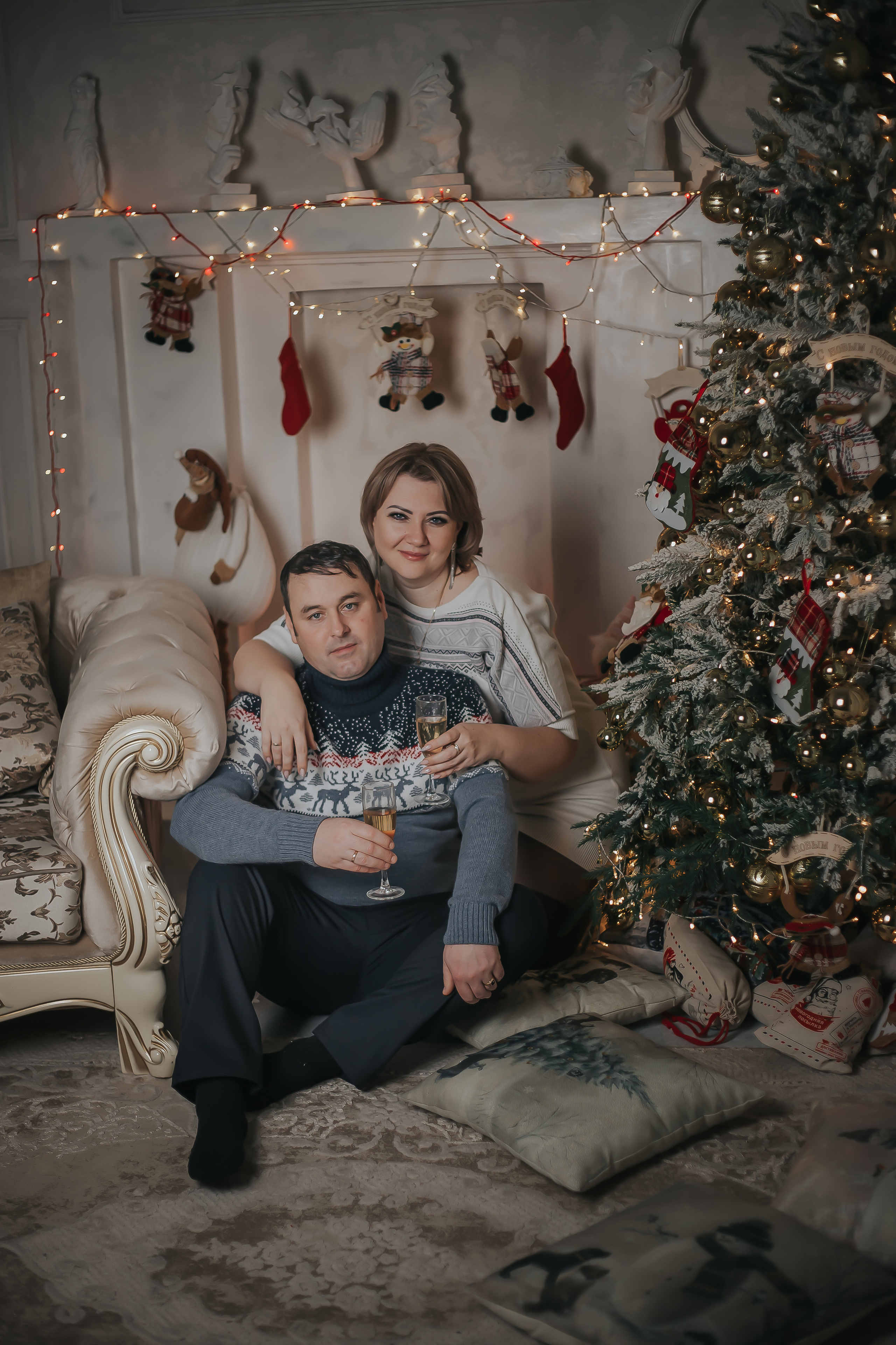 Новый Год. Роман, Светлана, Денис. Фотограф Регина Крикунова г. Красноярск