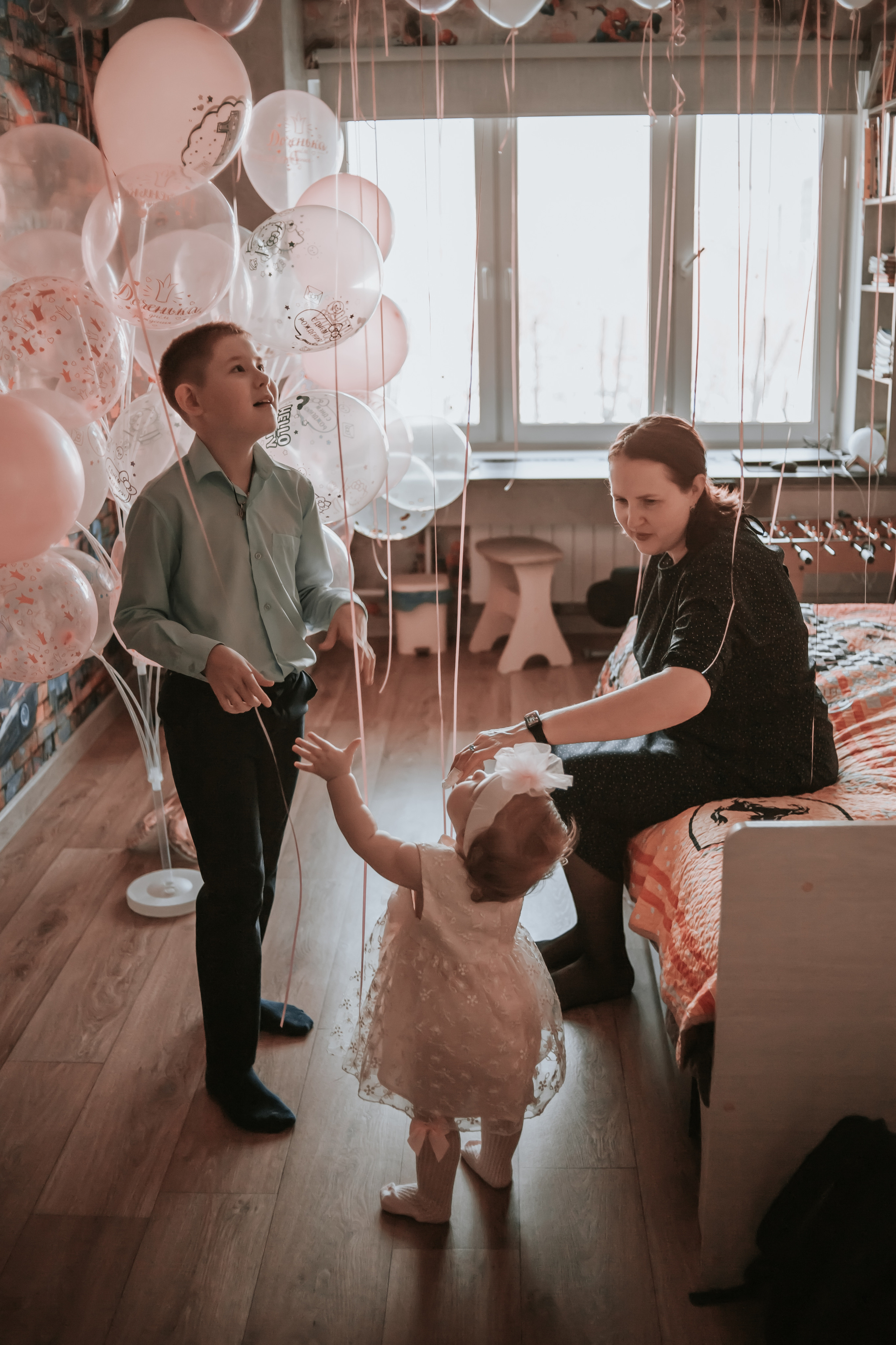 Домашняя фотосессия. День рождения Агаты. Фотограф Регина Крикунова г. Красноярск