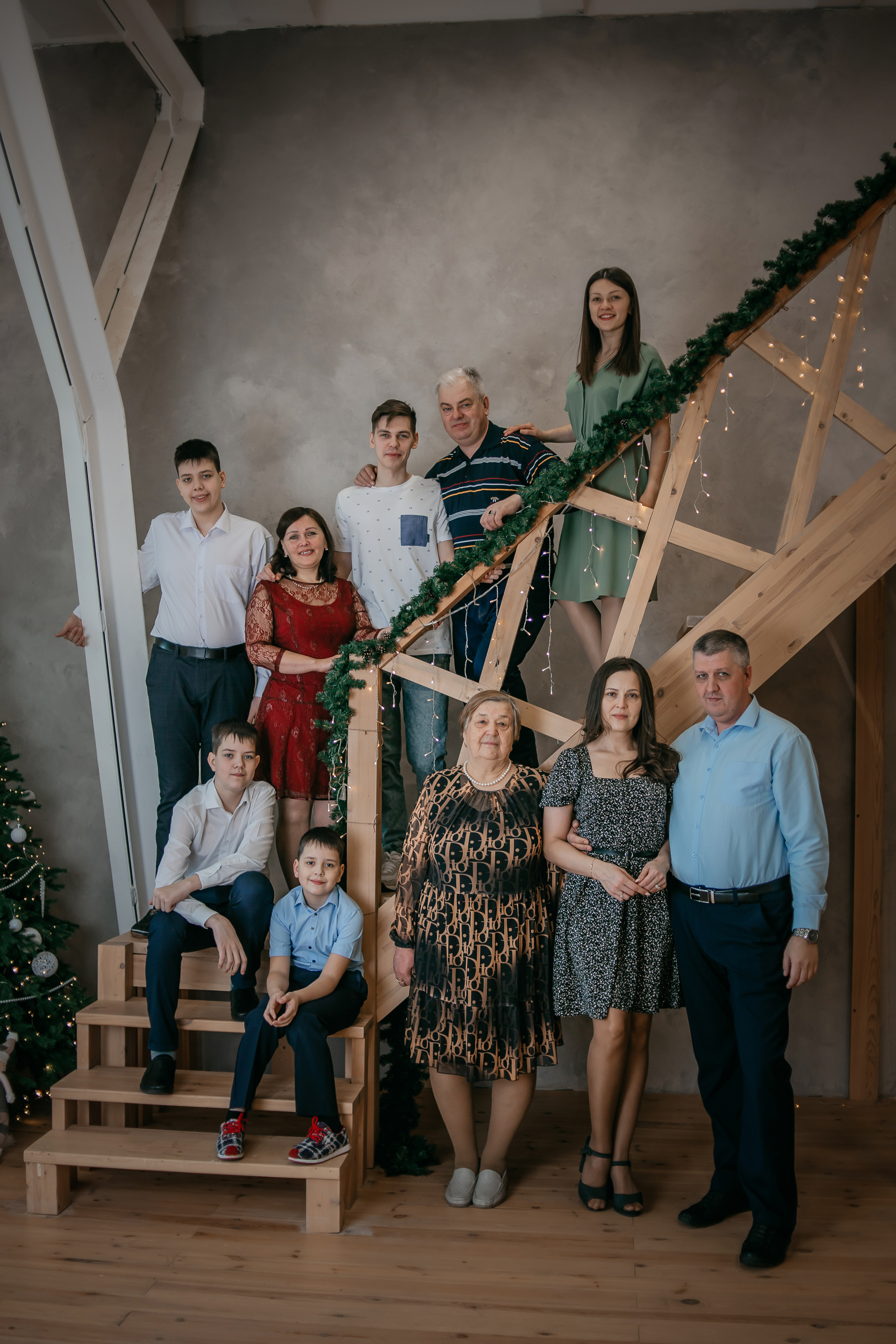 Большая семья. Фотограф Регина Крикунова г. Красноярск