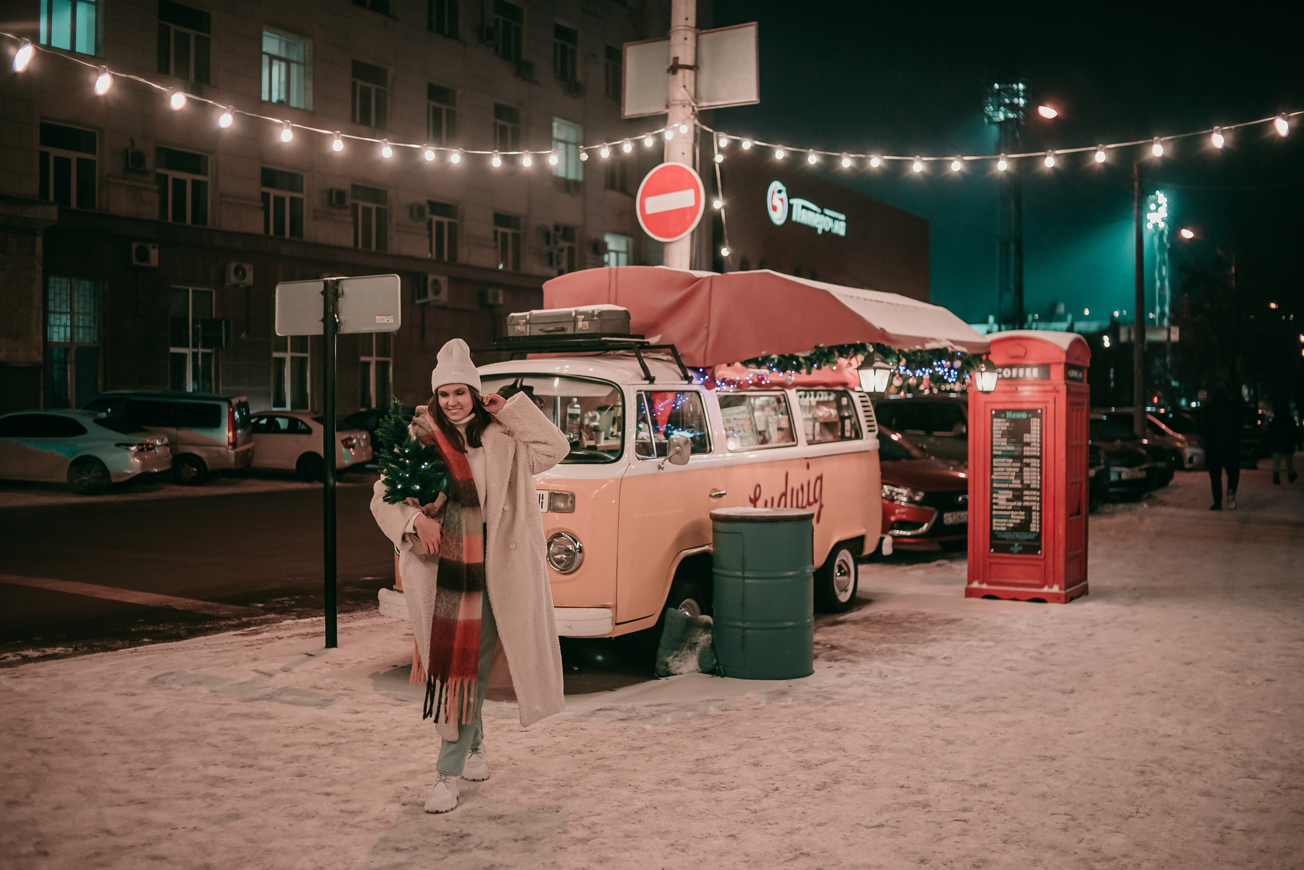 Виктория. Прогулка с мандаринами и ёлкой. Фотограф Регина Крикунова г. Красноярск