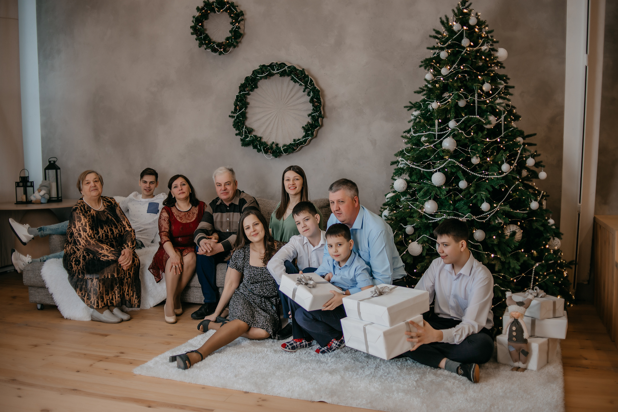 Большая семья. Фотограф Регина Крикунова г. Красноярск