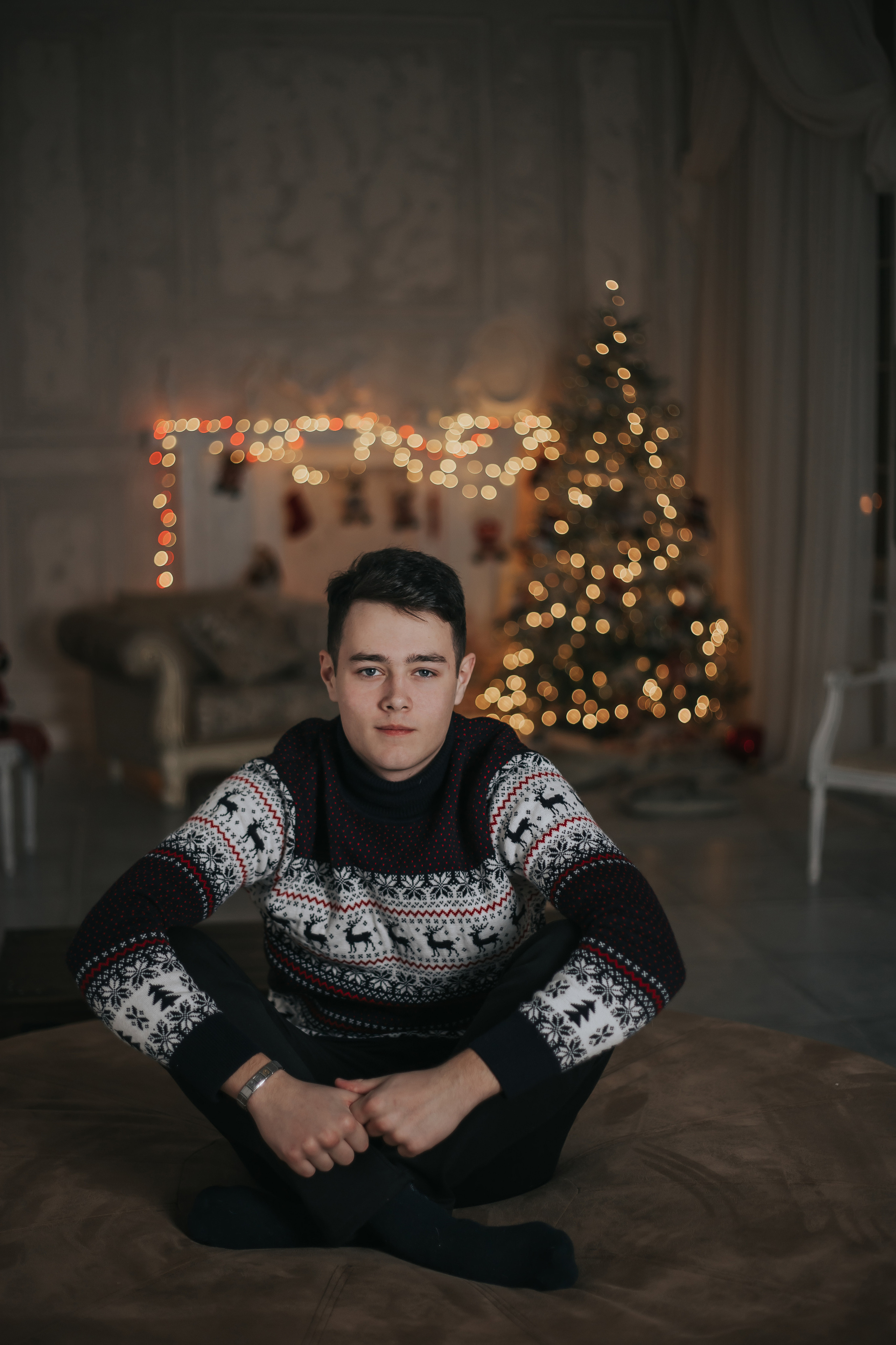 Новый Год. Роман, Светлана, Денис. Фотограф Регина Крикунова г. Красноярск