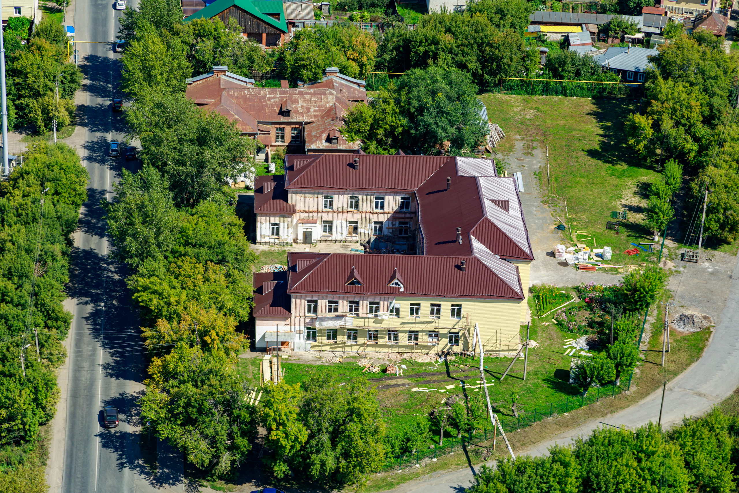 Город с высоты птичьего полёта. Фотограф Андрей Гузеев