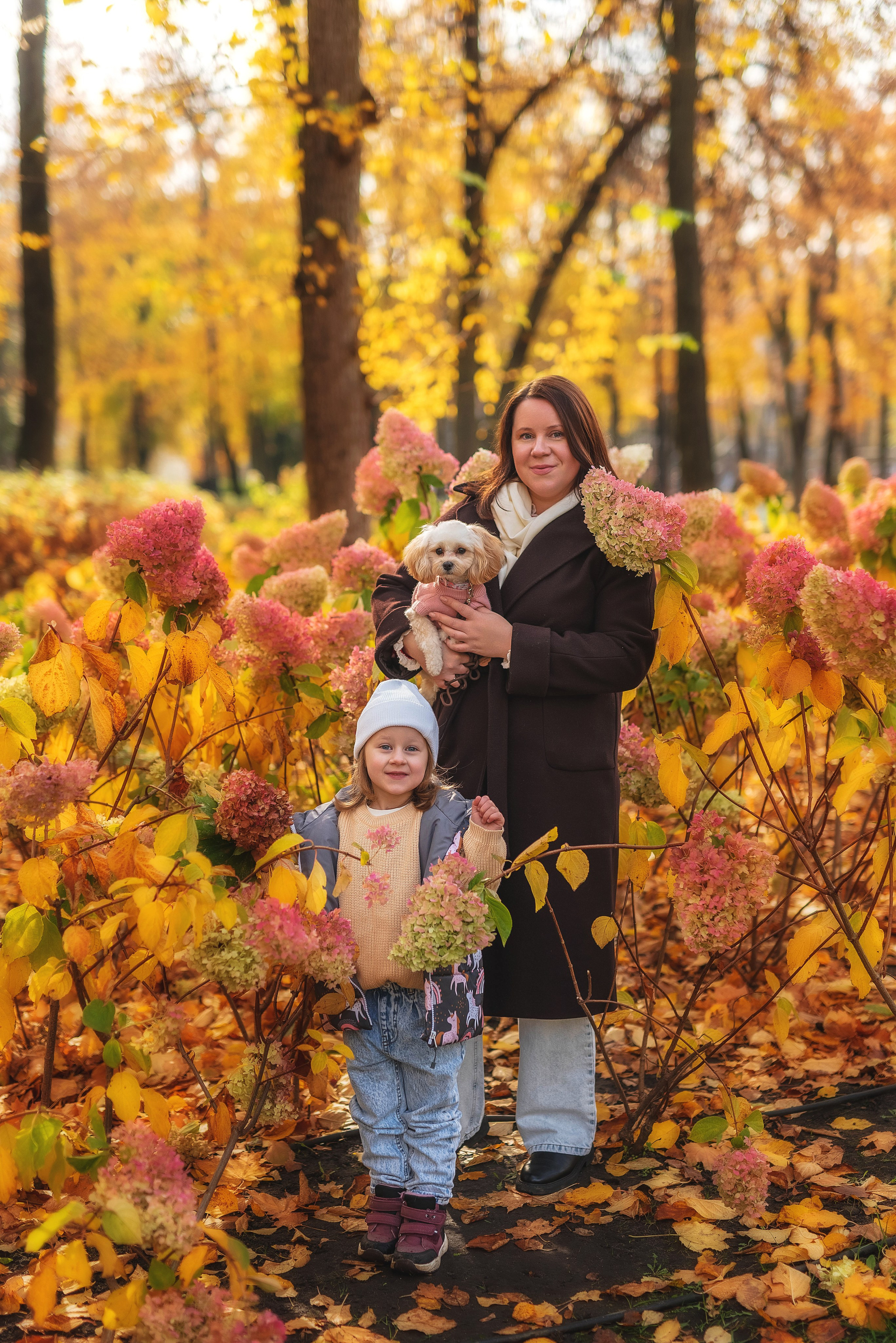 Осенняя фотосессия мама и дочка. Семейный, детский фотограф в Воронеже Анна Никитина